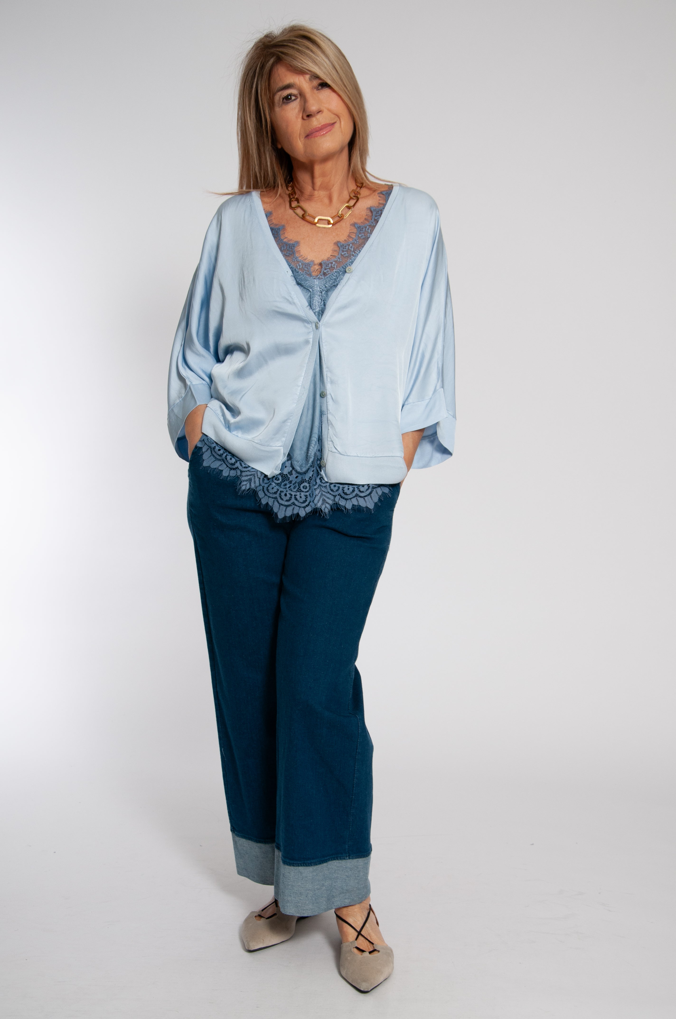 Cardigan Ocean Bottoni