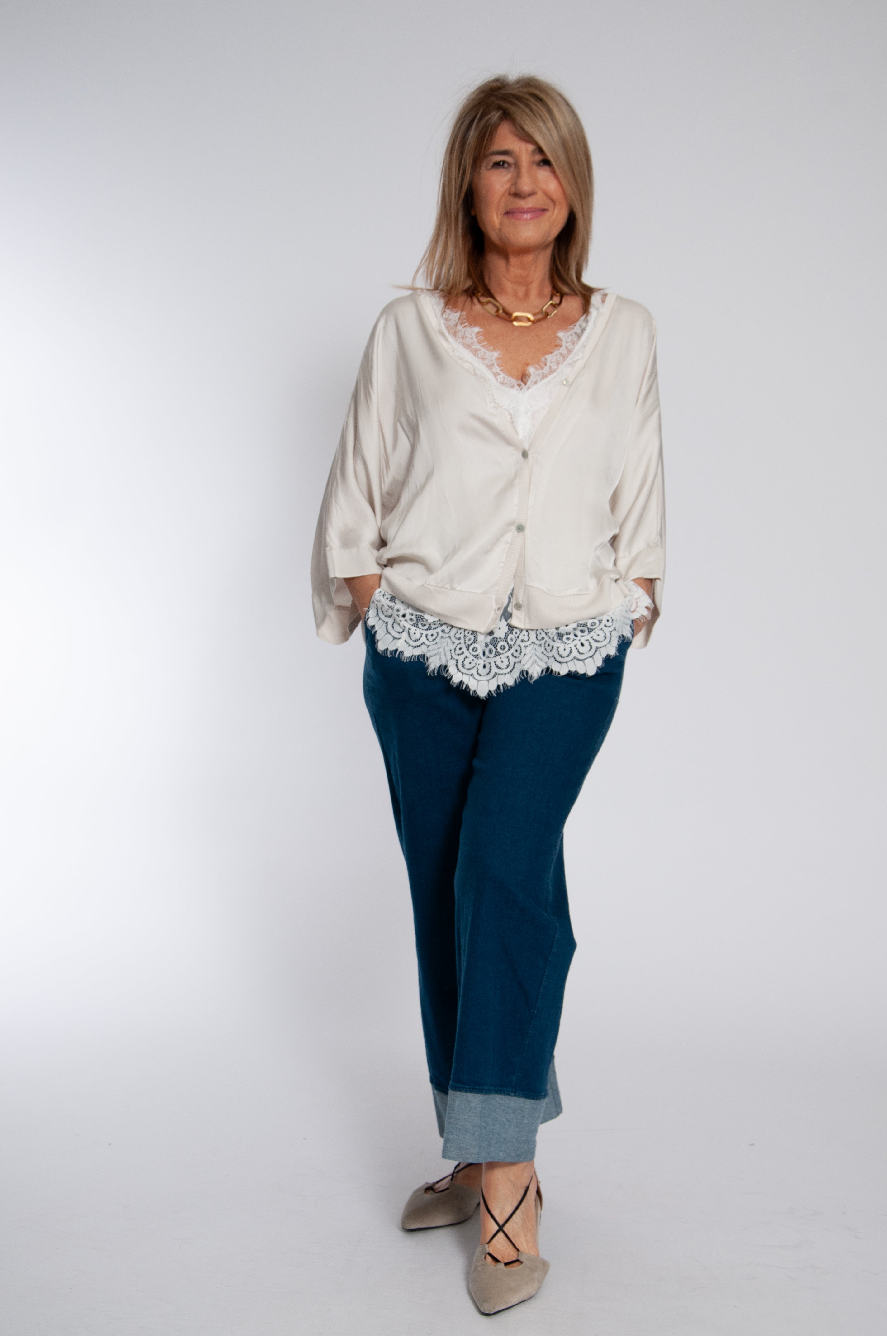 Cardigan Ocean Bottoni