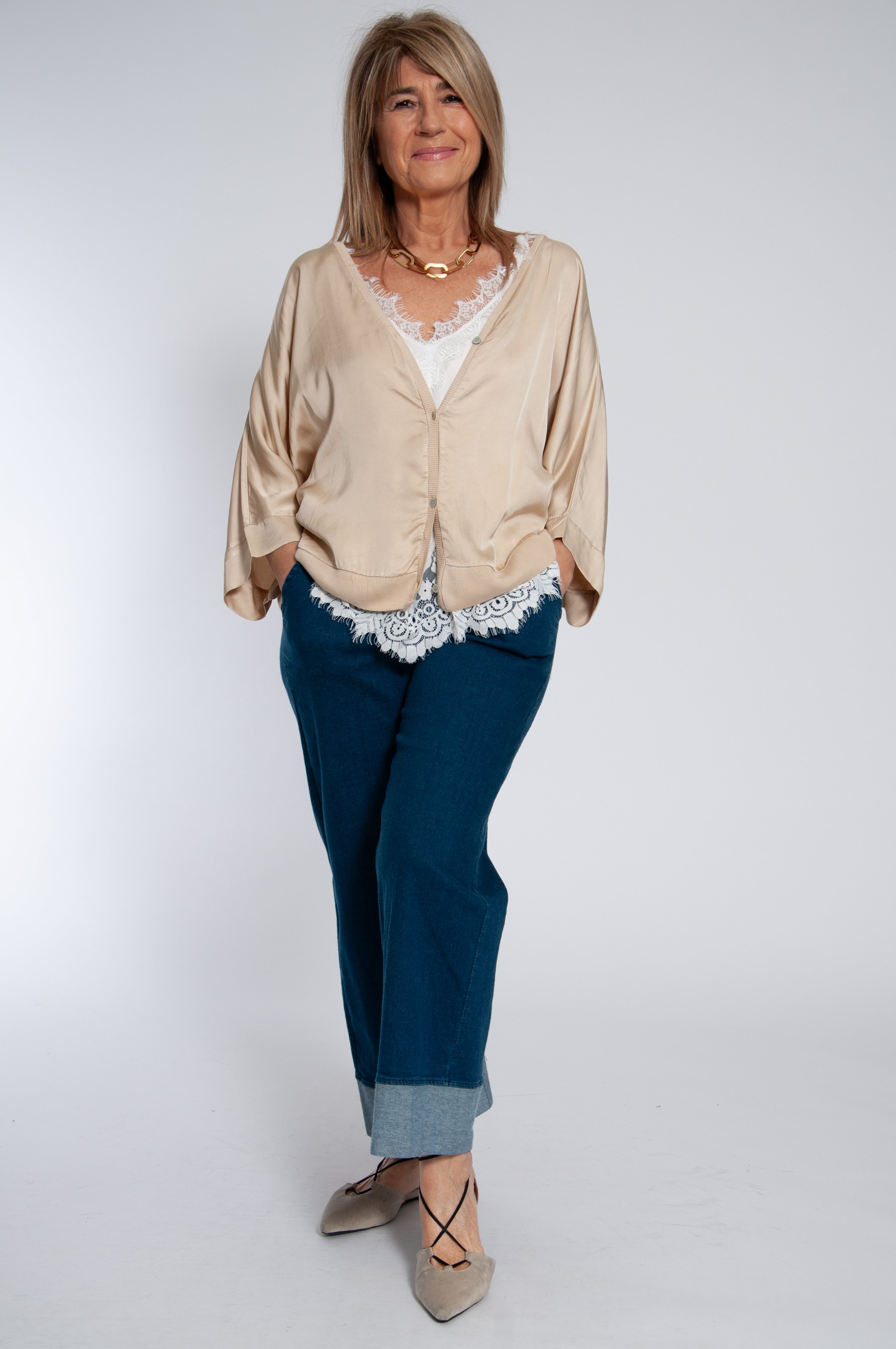 Cardigan Ocean Bottoni