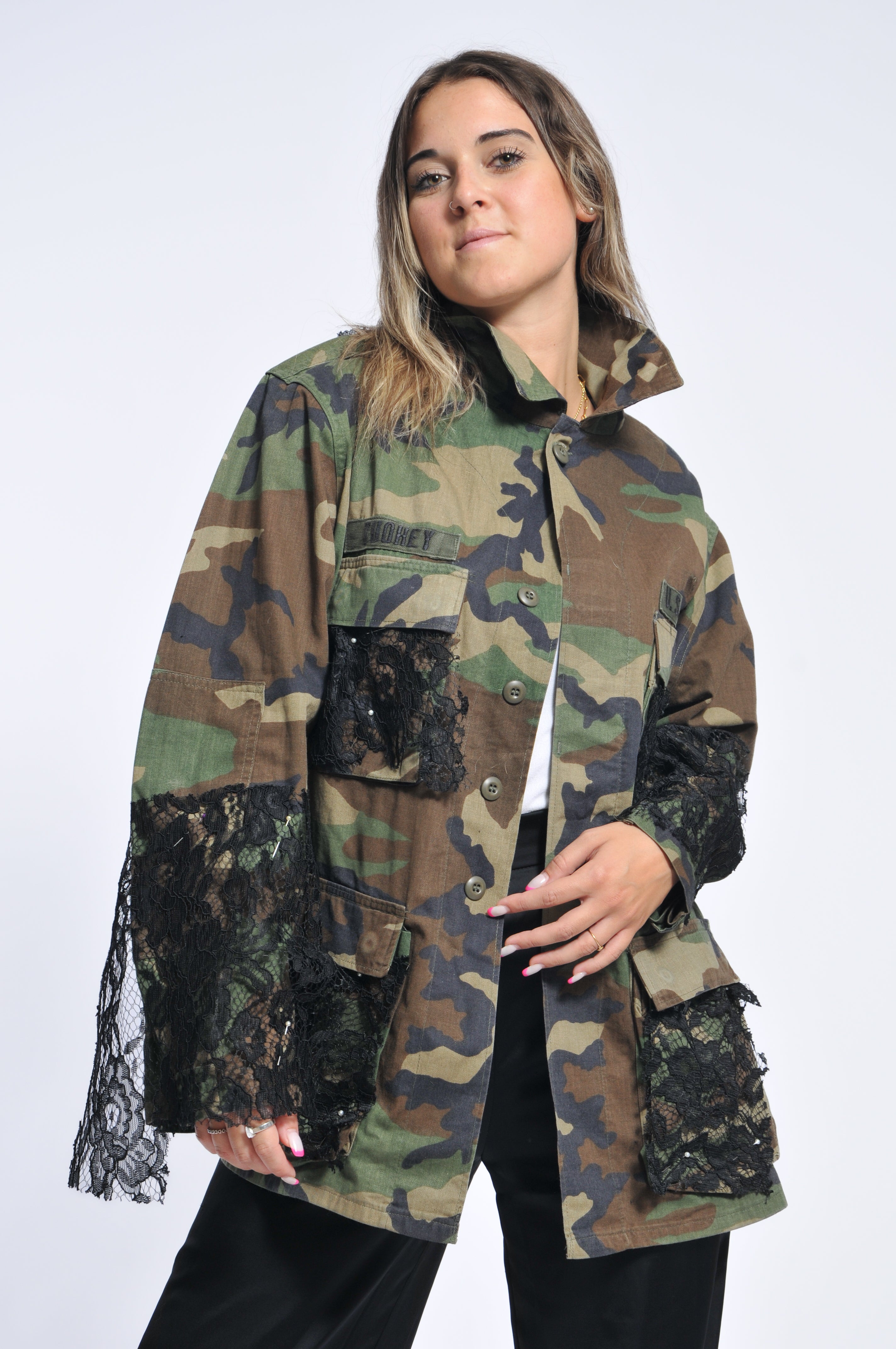 Giacca Military Camouflage Pizzo
