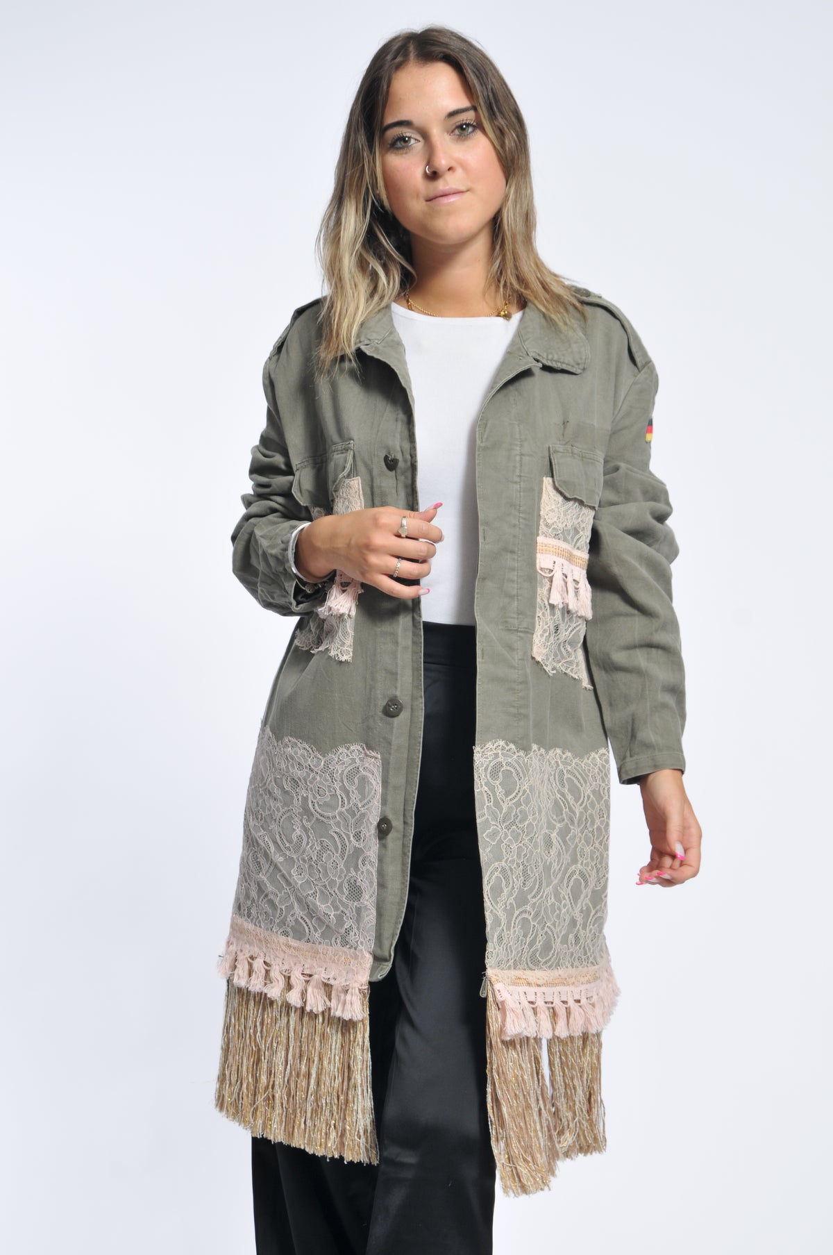 Giacca Military Pizzo e Passamaniera