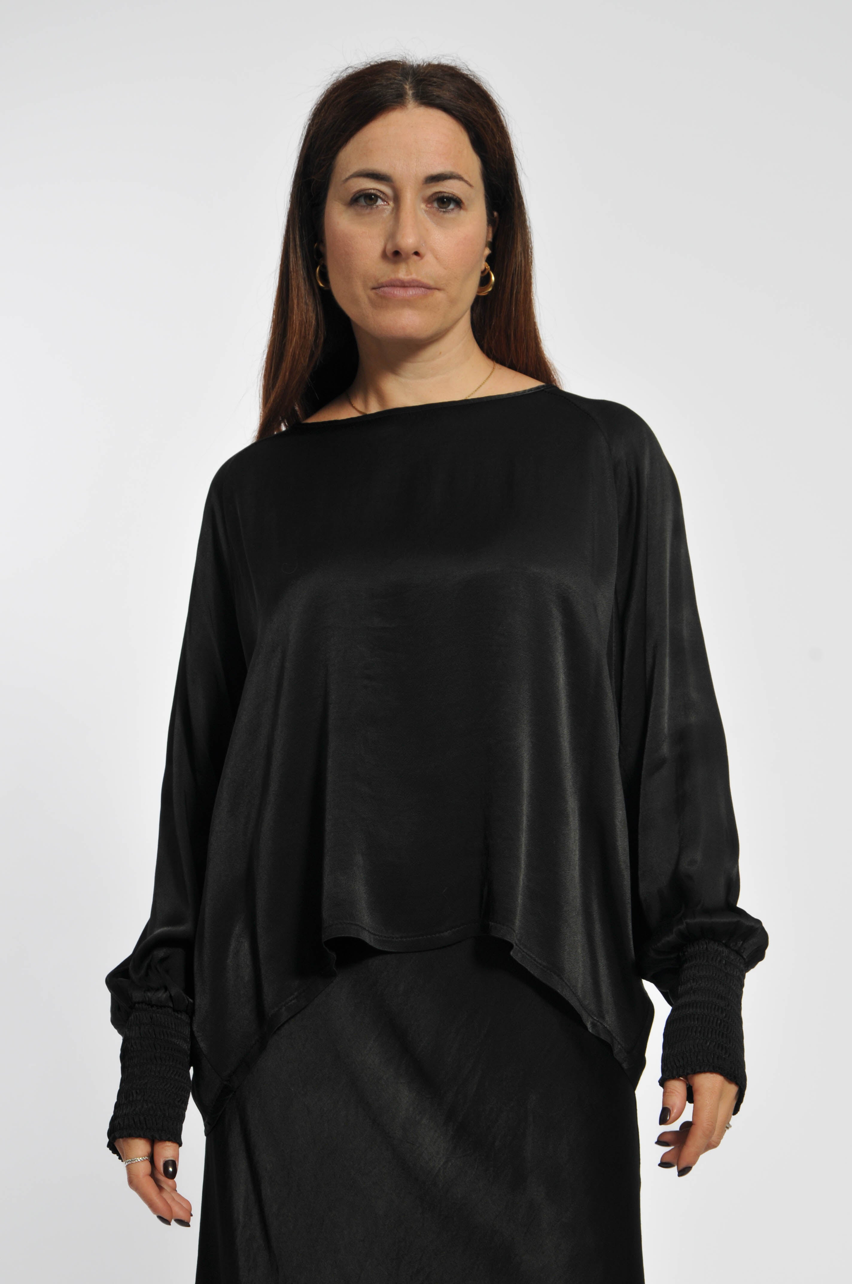 Blusa Ocean Maniche Elastico