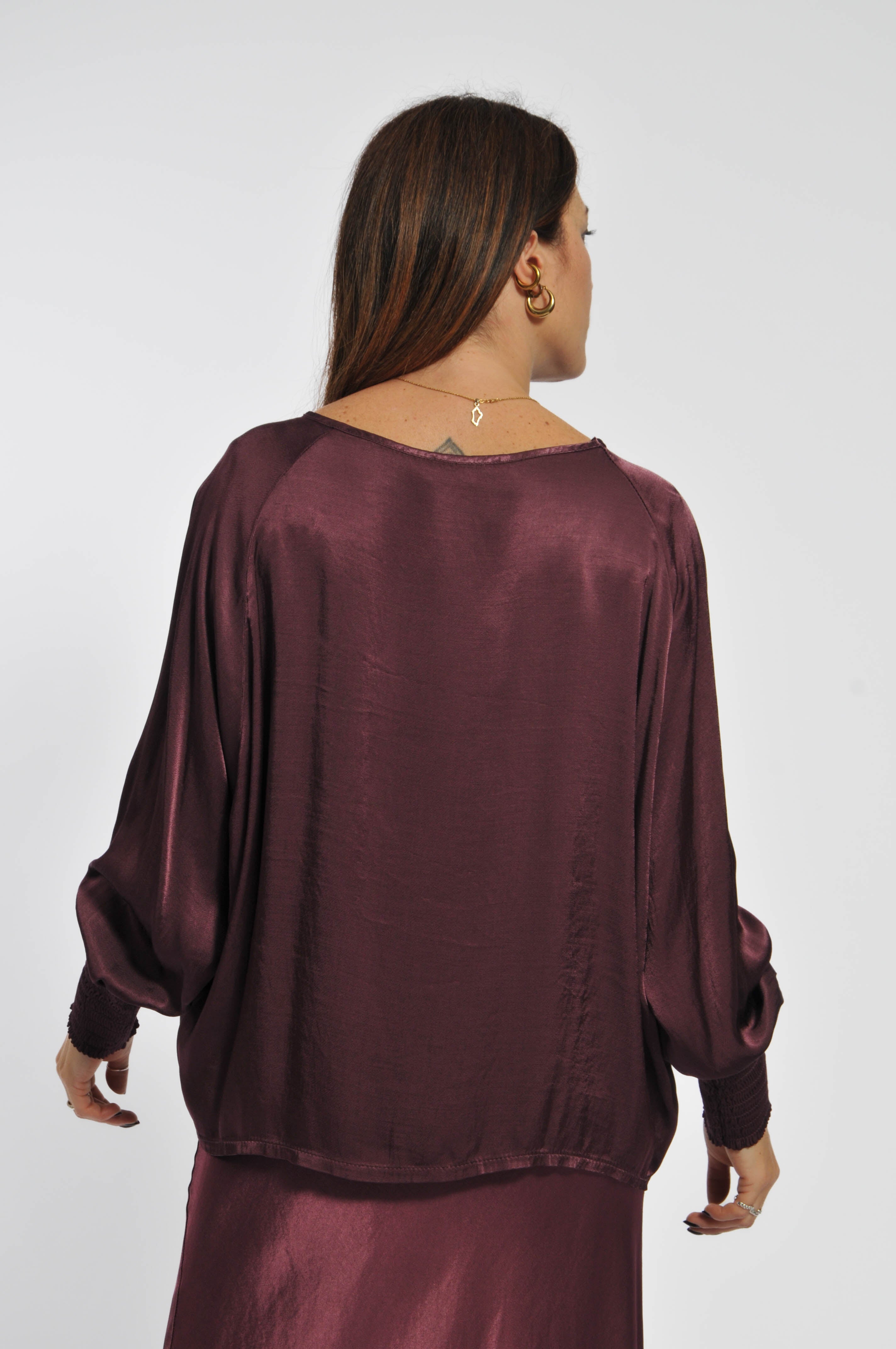 Blusa Ocean Maniche Elastico