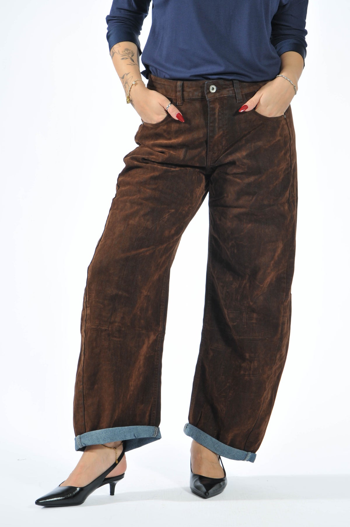 Jeans Velvet Brown