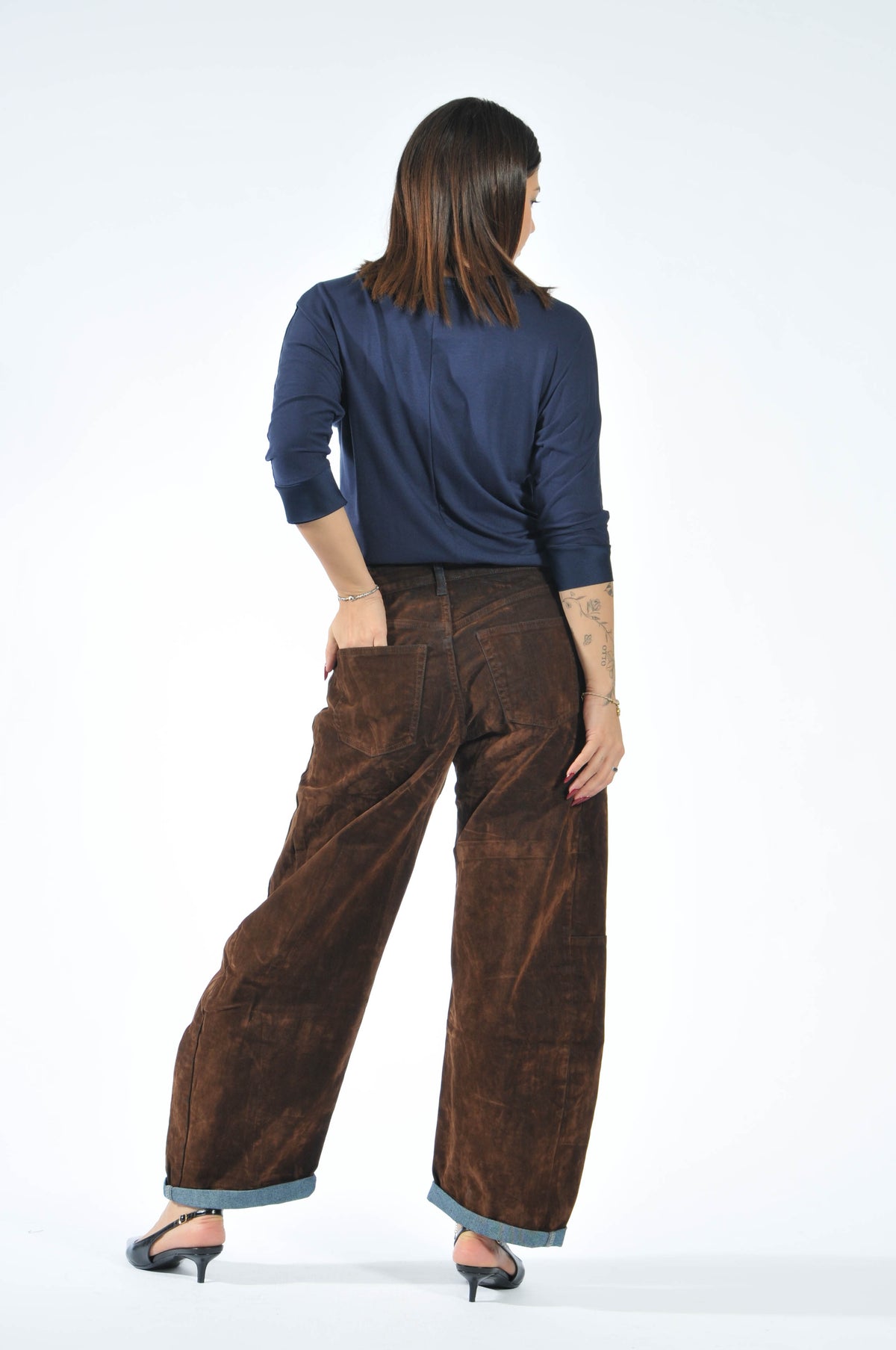 Jeans Velvet Brown