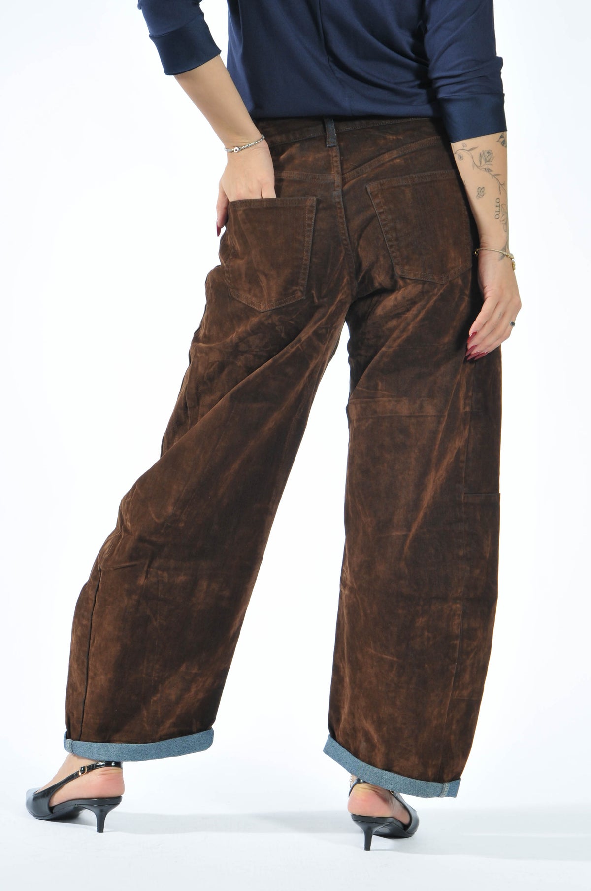 Jeans Velvet Brown