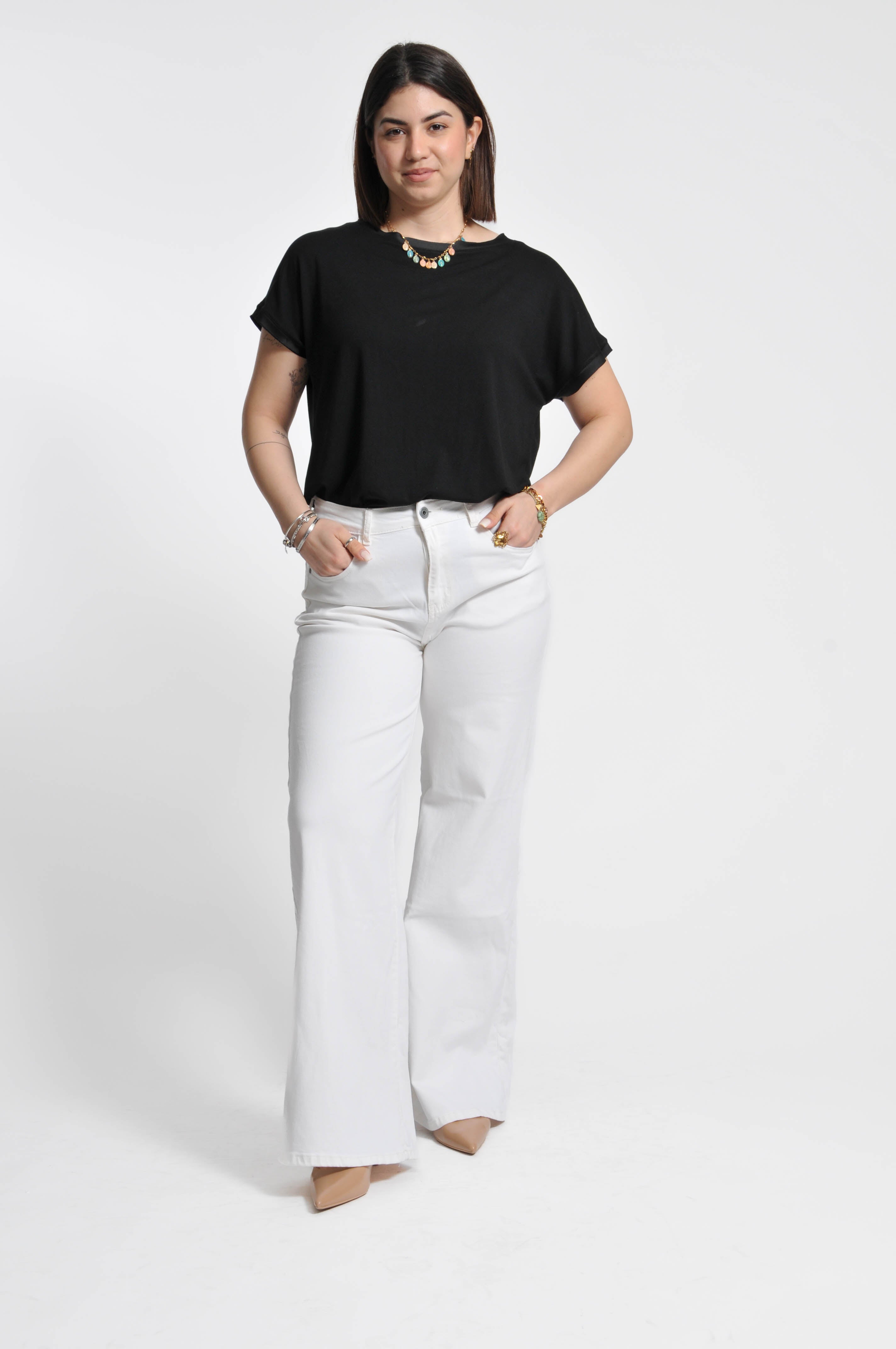 T-shirt Betty Manica Corta