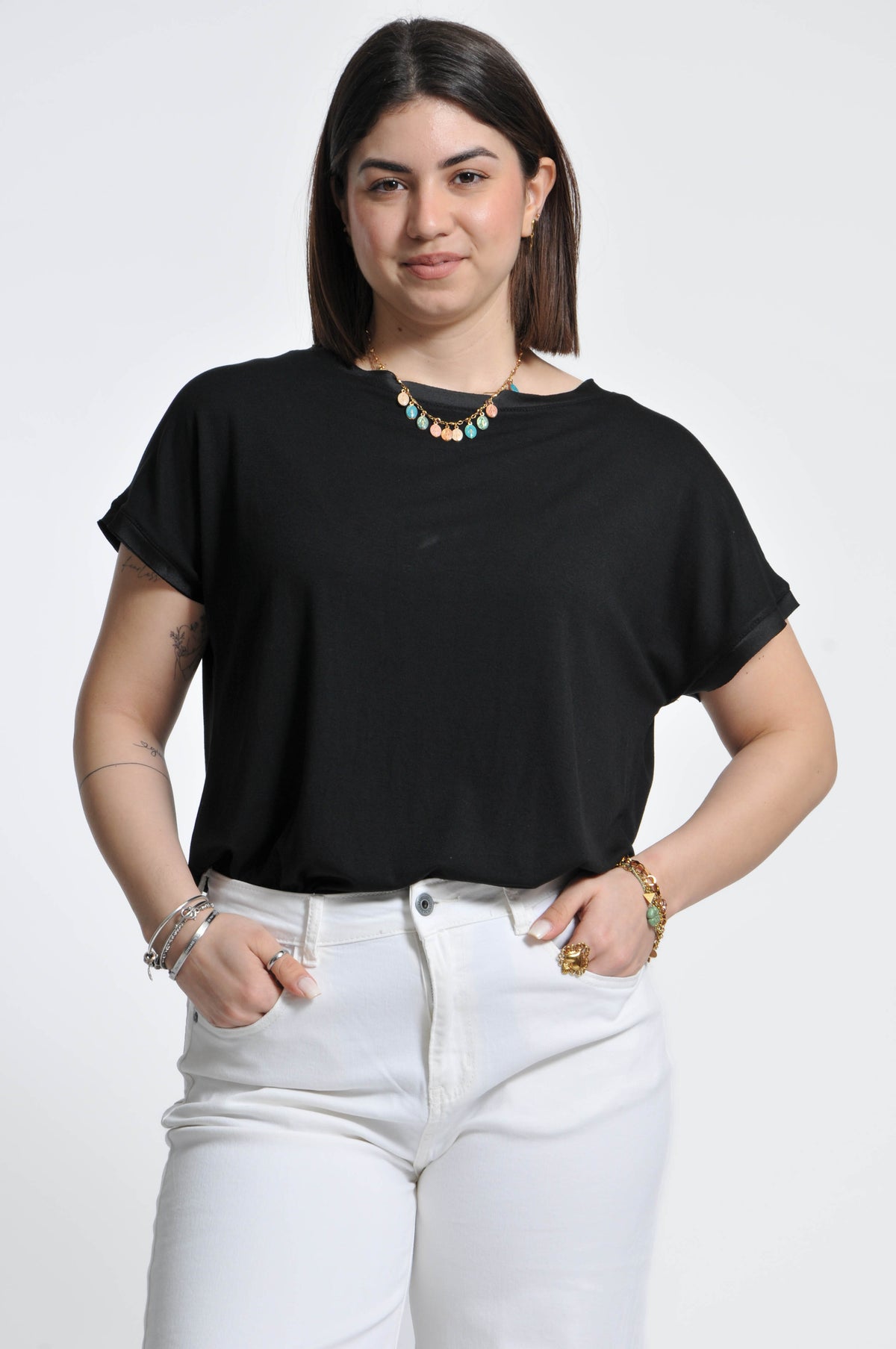 T-shirt Betty Manica Corta