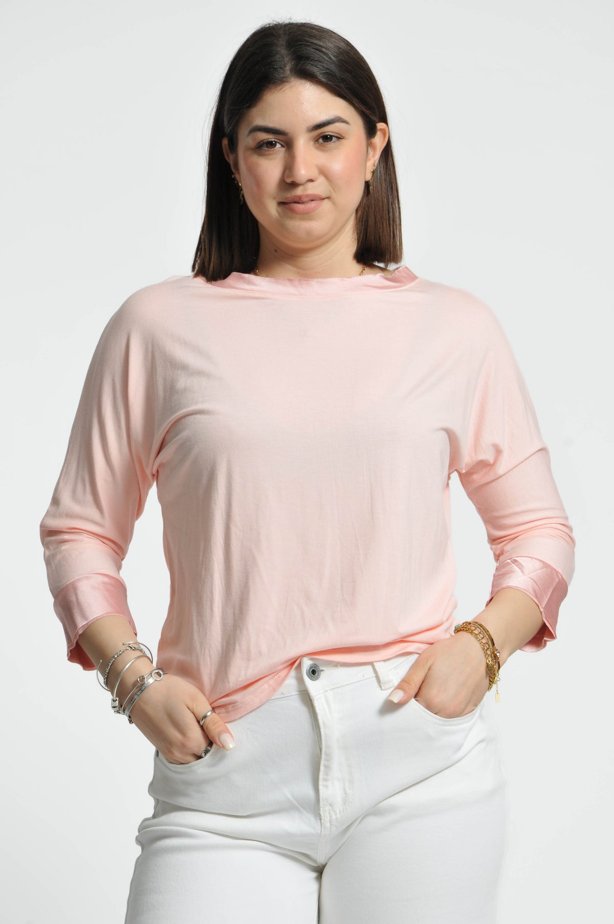 T-shirt Betty Manica Lunga