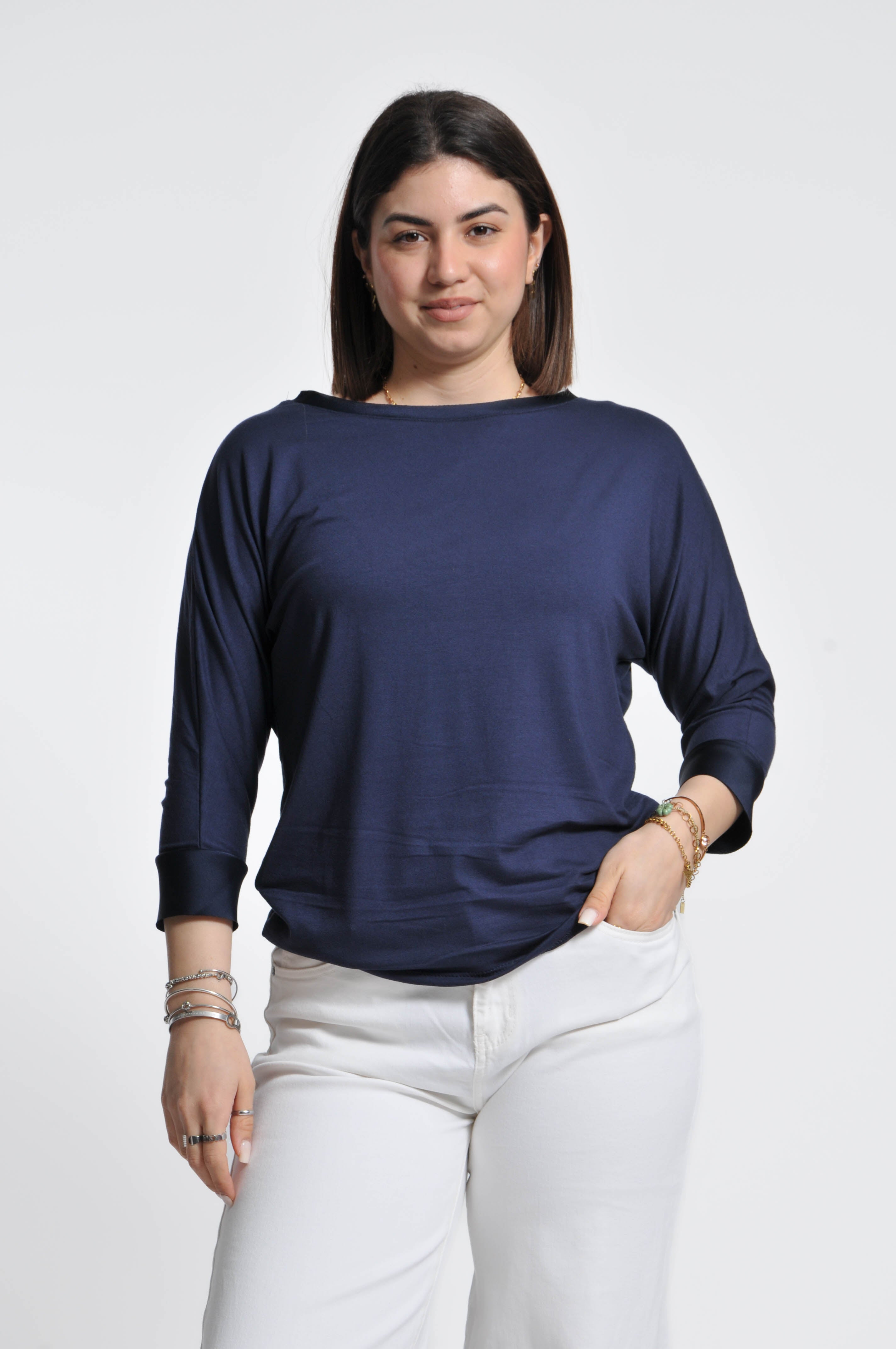 T-shirt Betty Manica Lunga