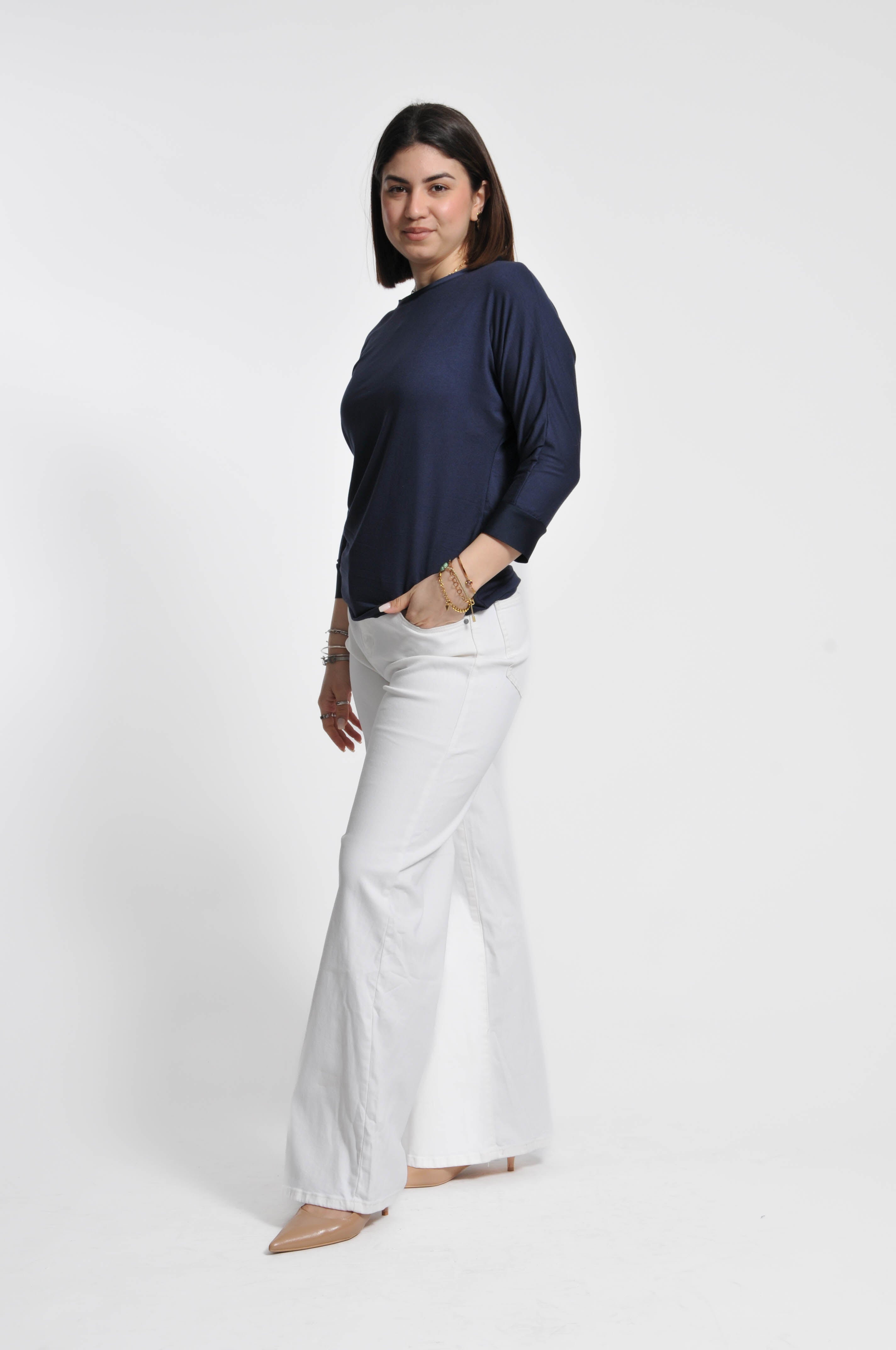 T-shirt Betty Manica Lunga