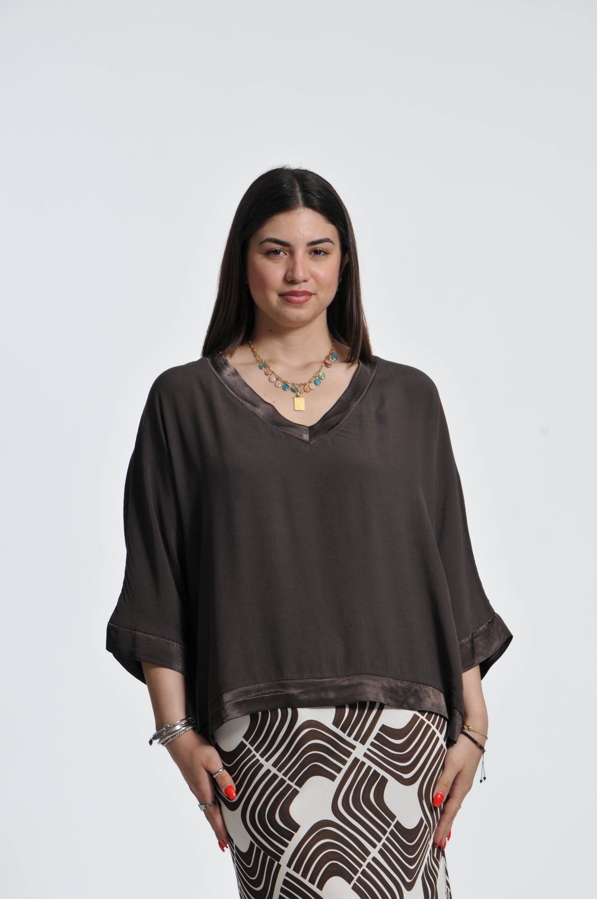 Blusa Ocean Crêpe