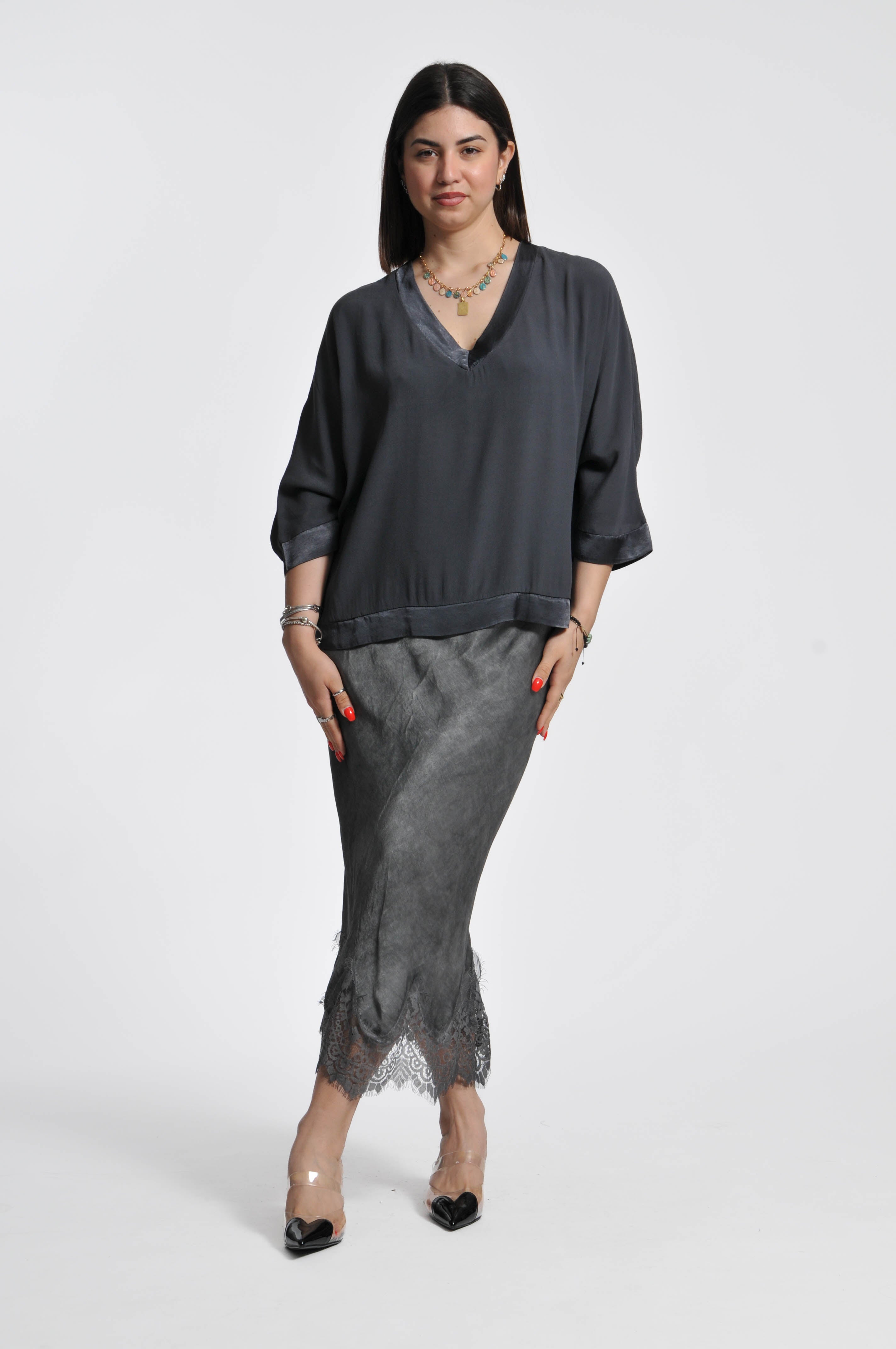 Blusa Ocean Crepe