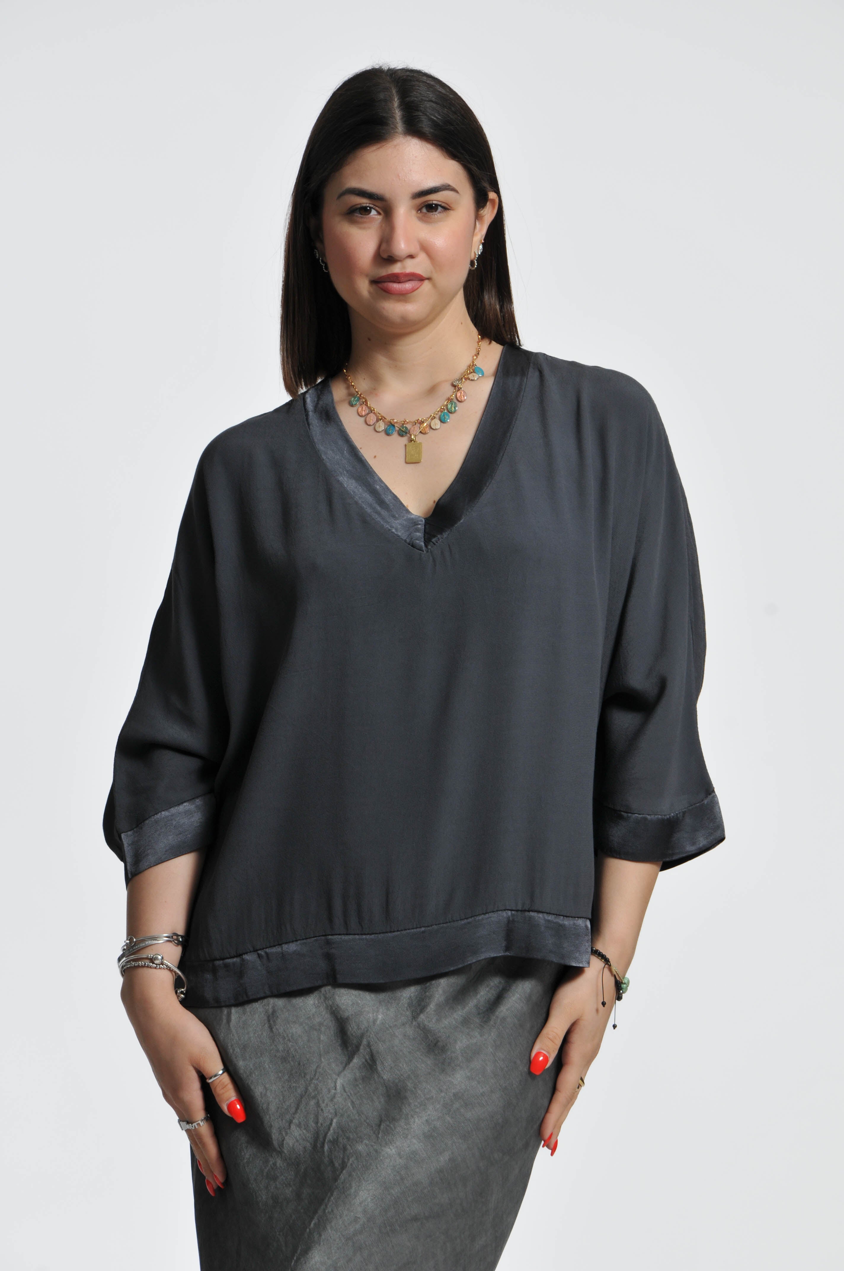 Blusa Ocean Crepe