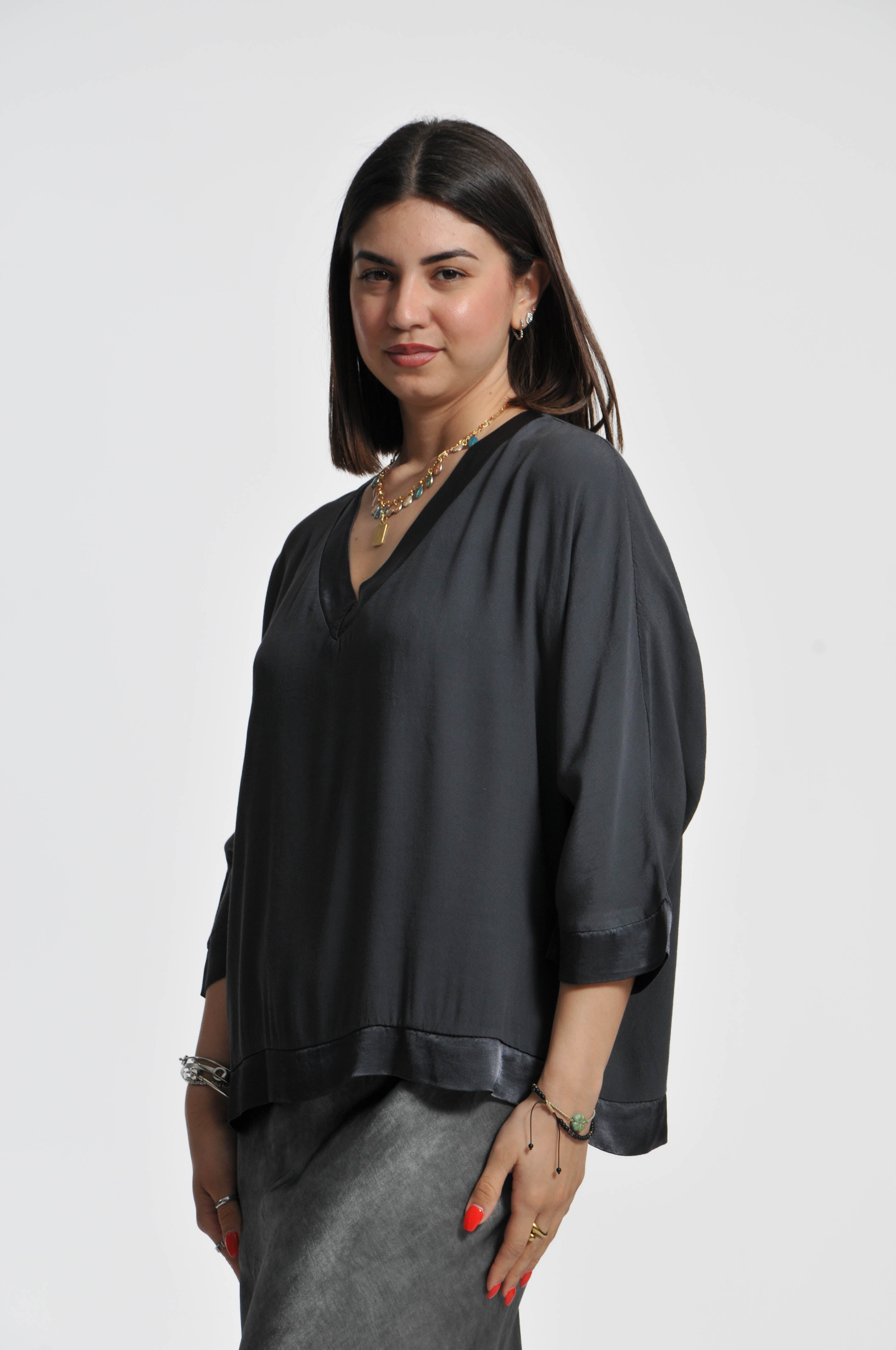 Blusa Ocean Crepe
