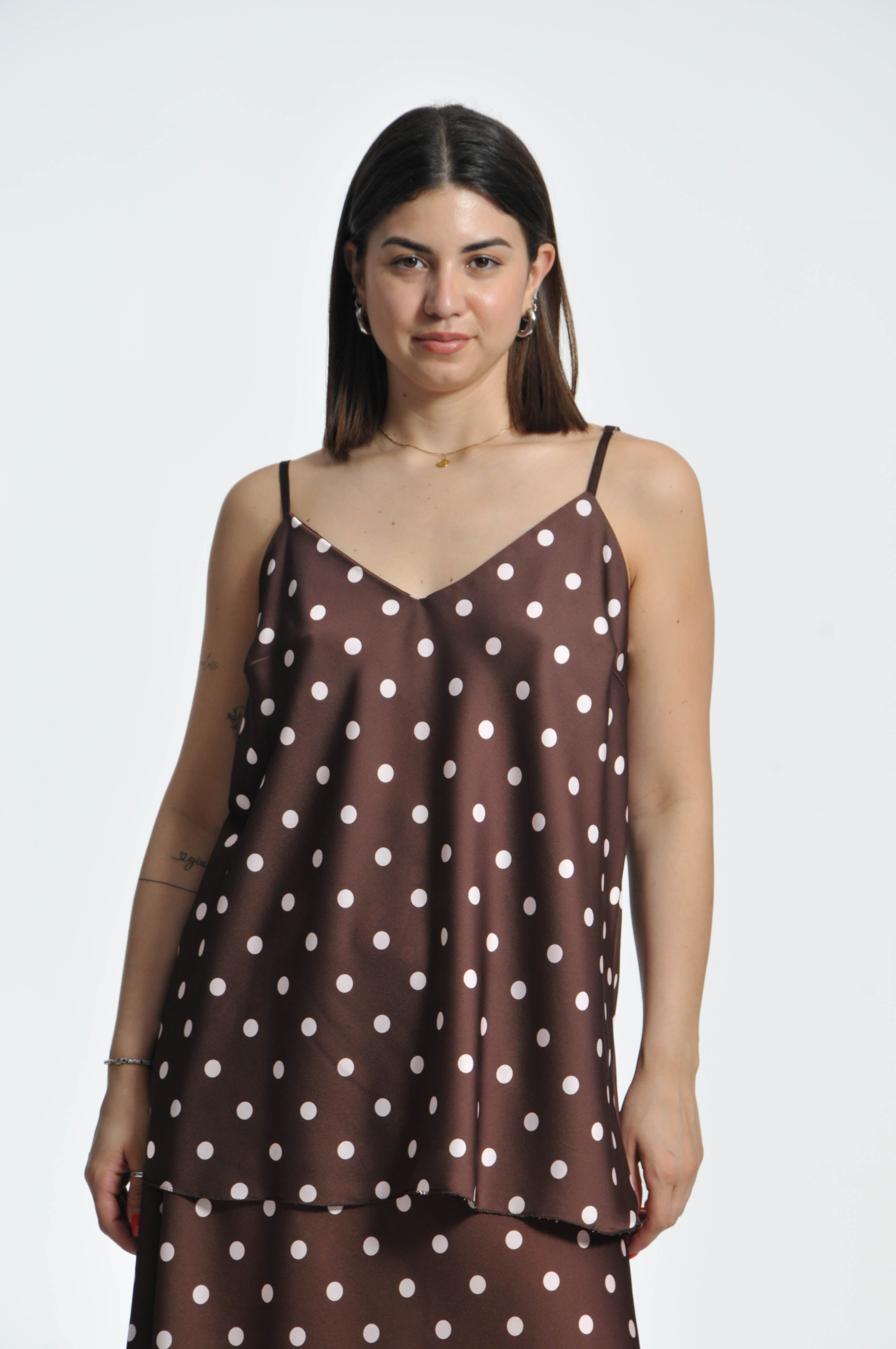 Top Cherie Pois
