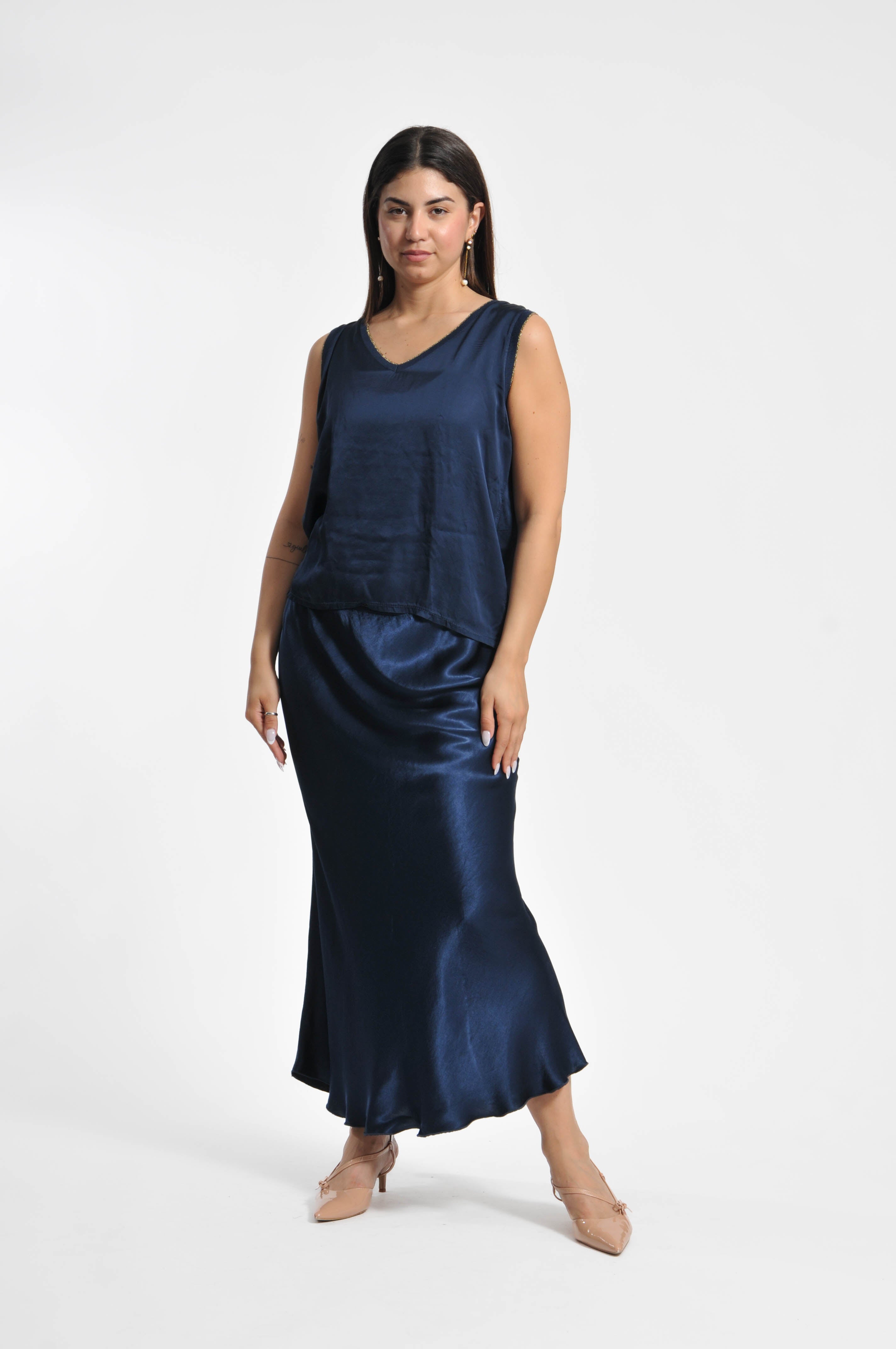 Canottiera Ocean Lurex
