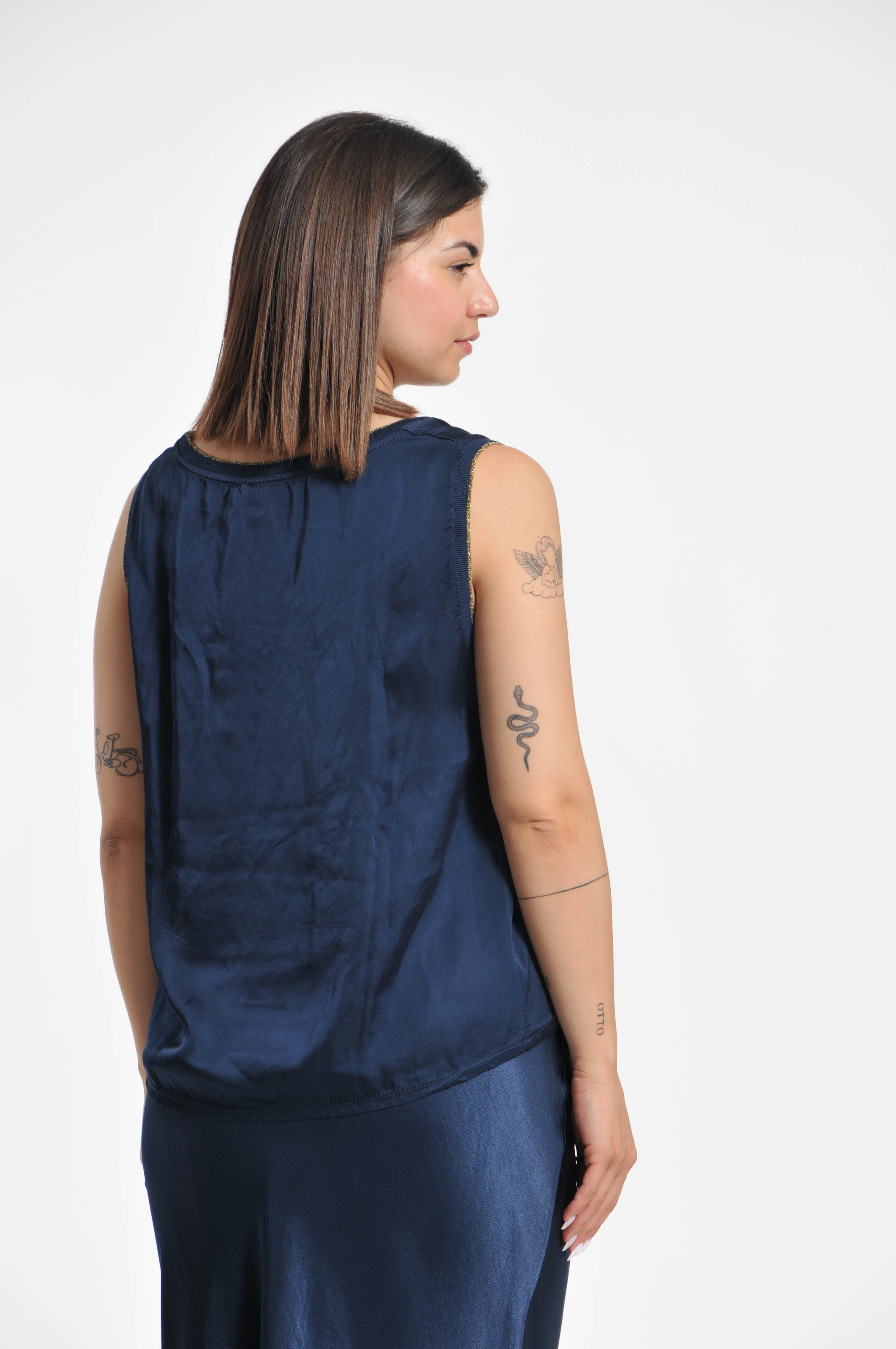 Canottiera Ocean Lurex
