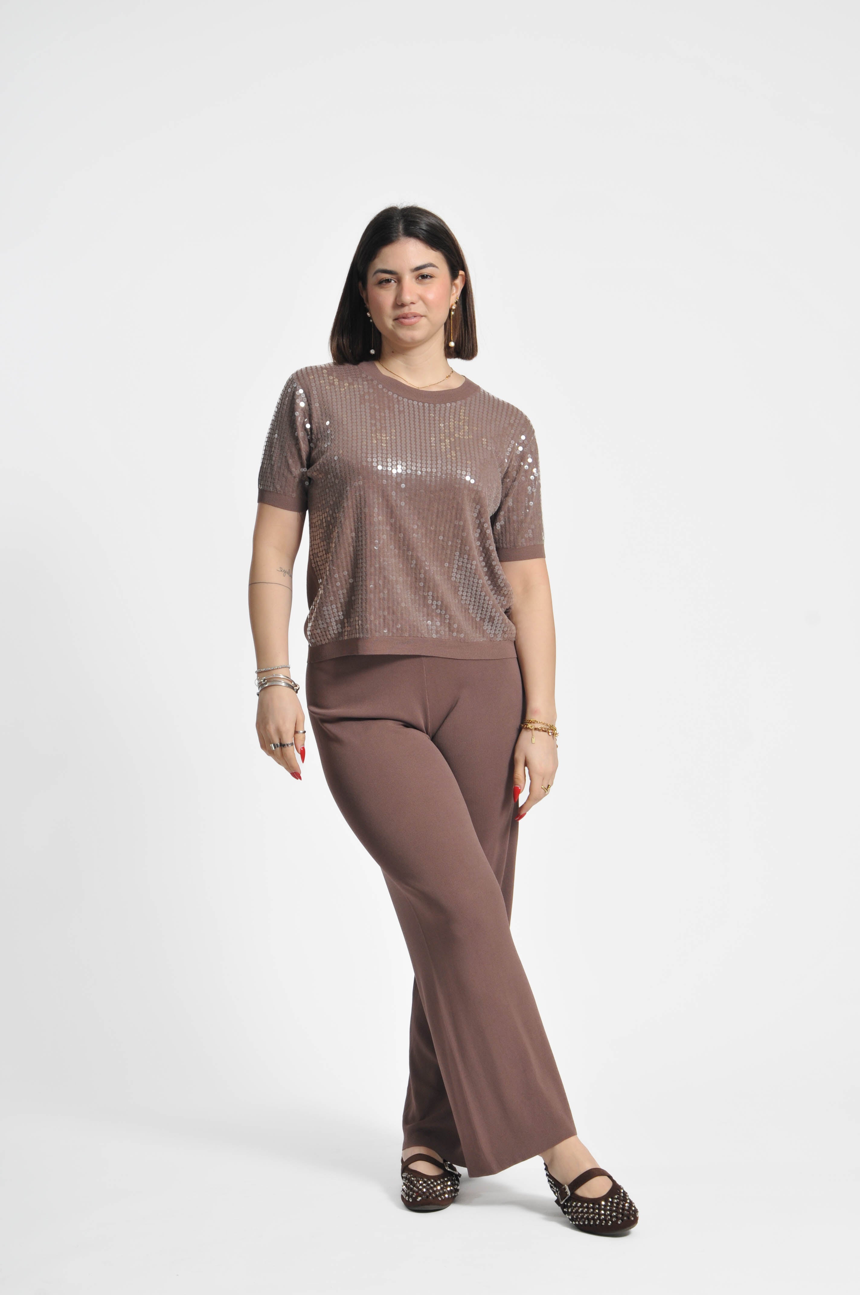 T-shirt Oasi Paillettes