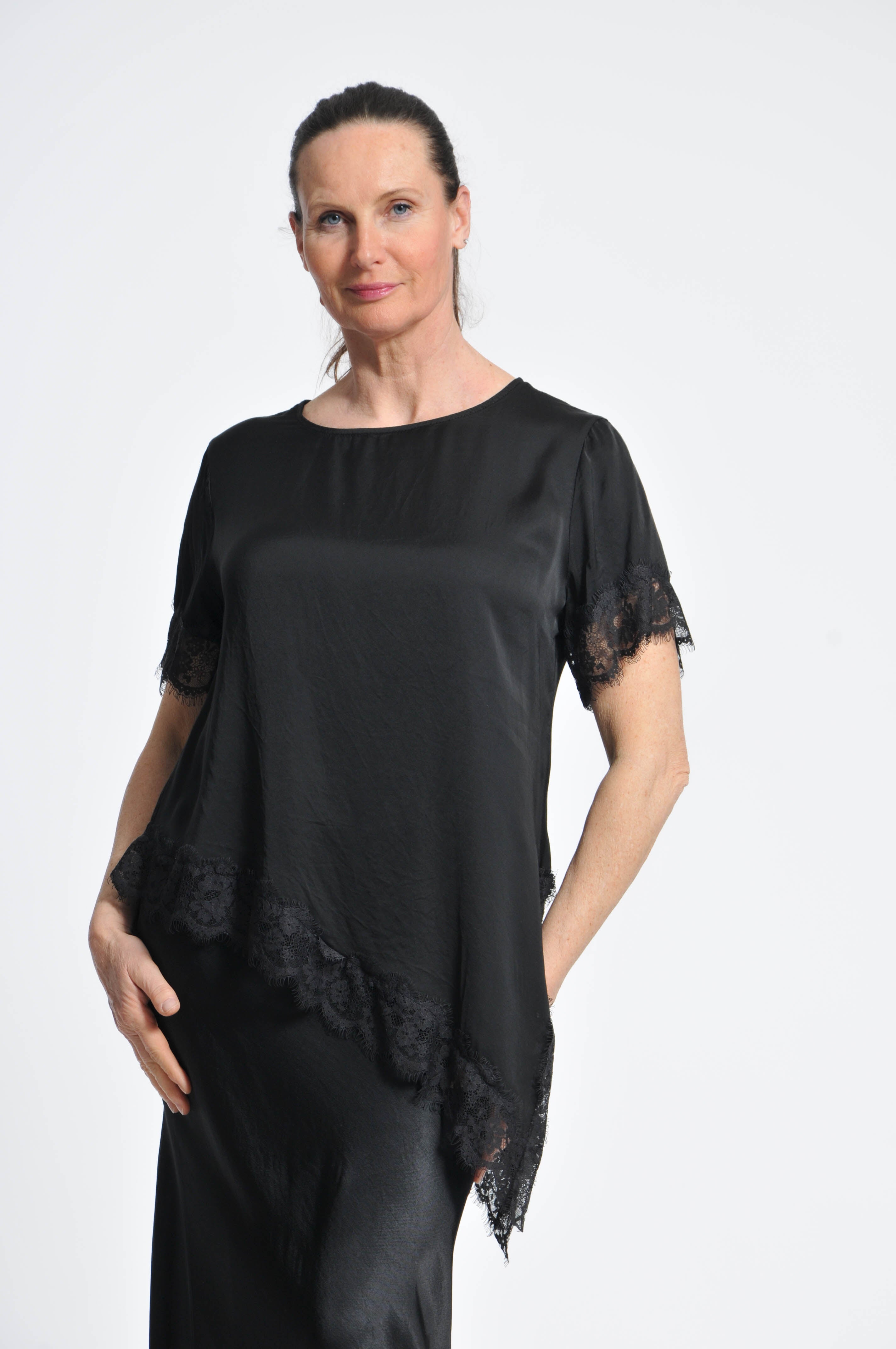T-shirt Pizzo Ocean Asimmetrica