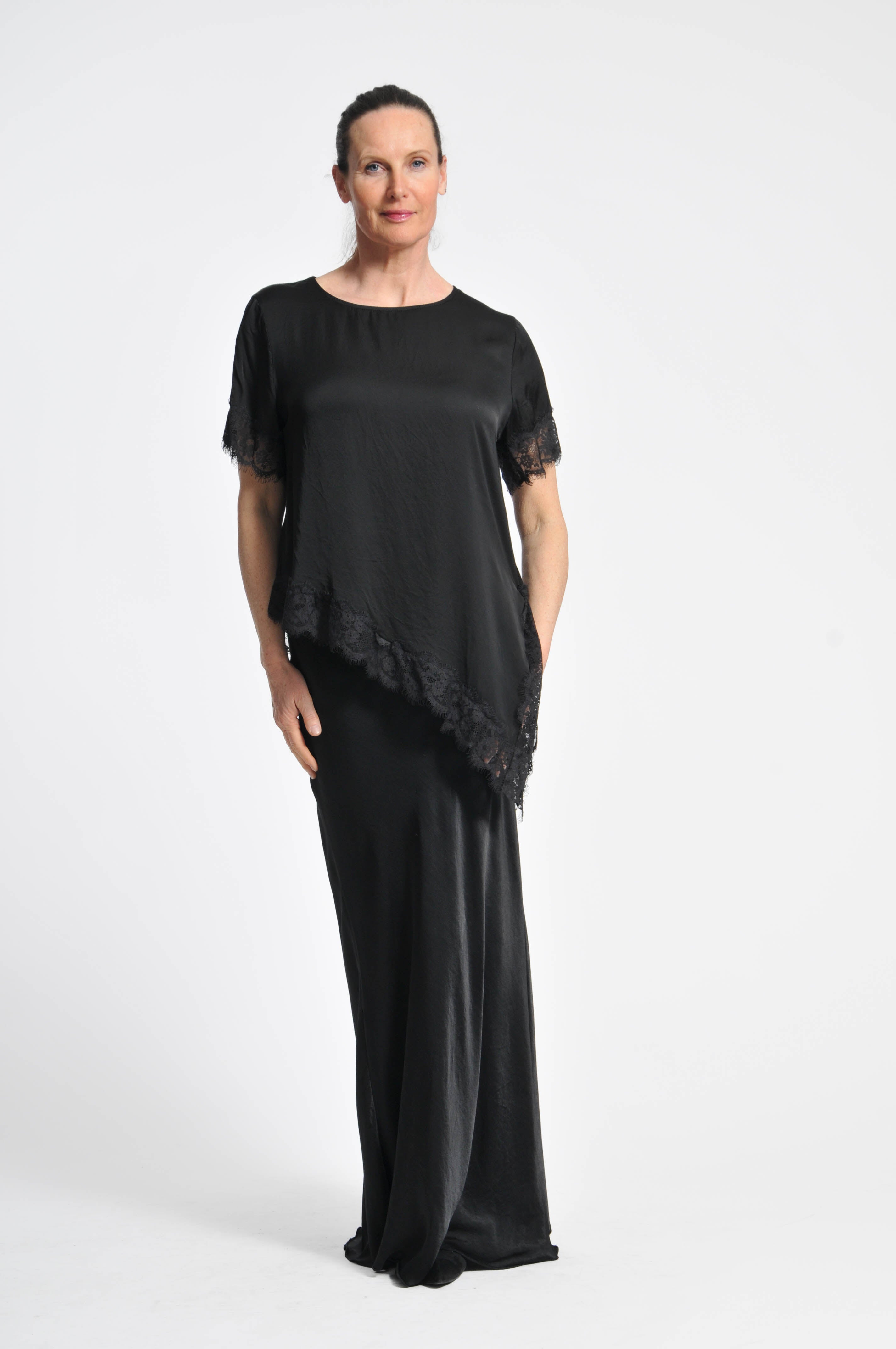 T-shirt Pizzo Ocean Asimmetrica