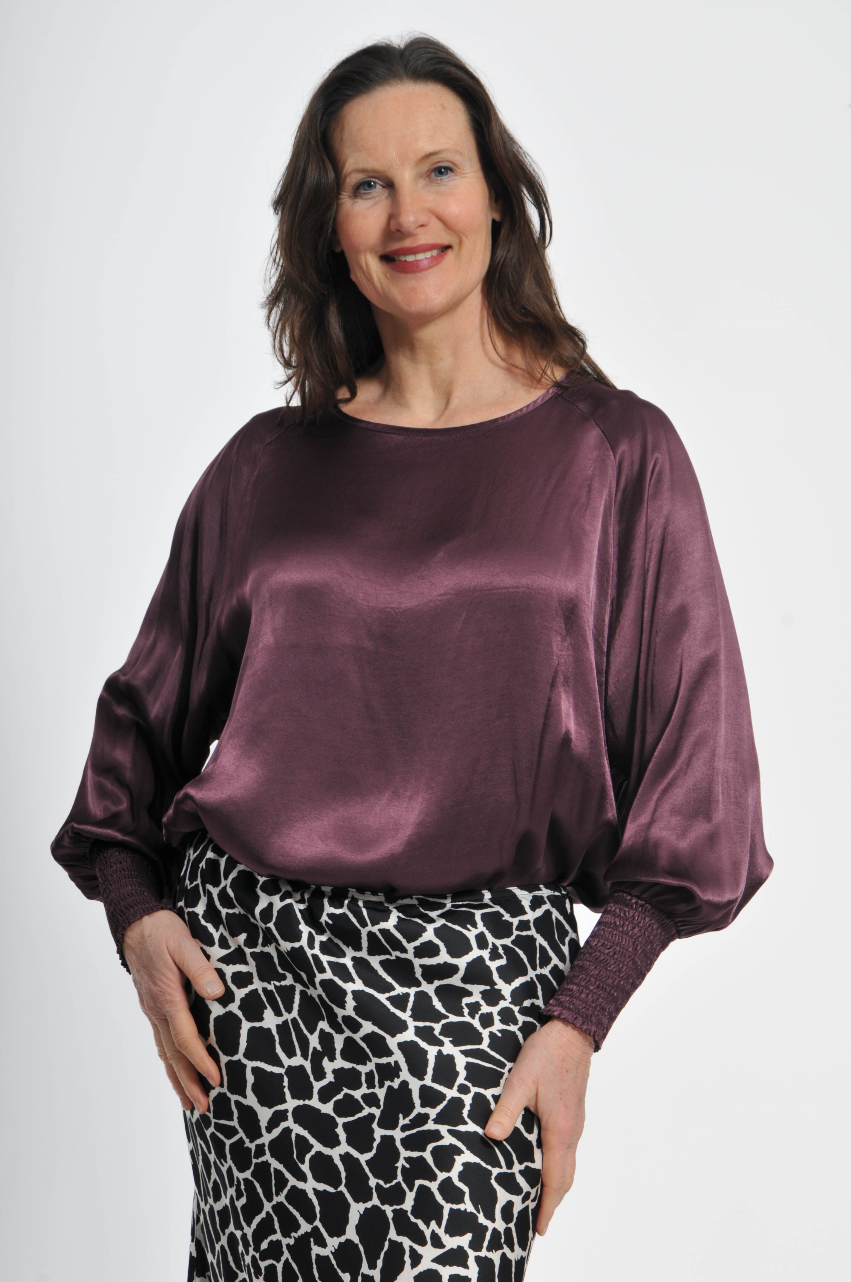 Blusa Ocean Maniche Elastico