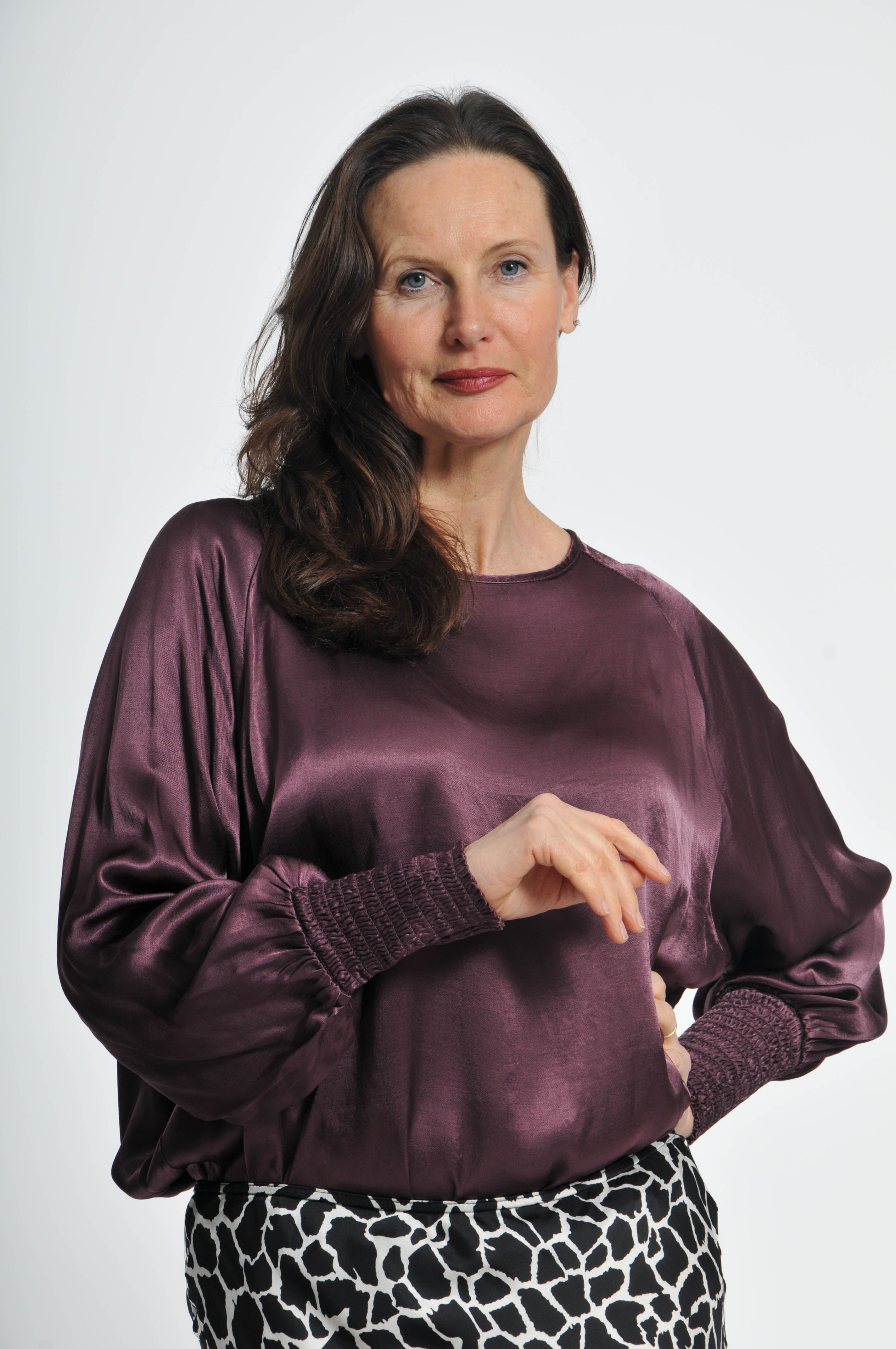 Blusa Ocean Maniche Elastico