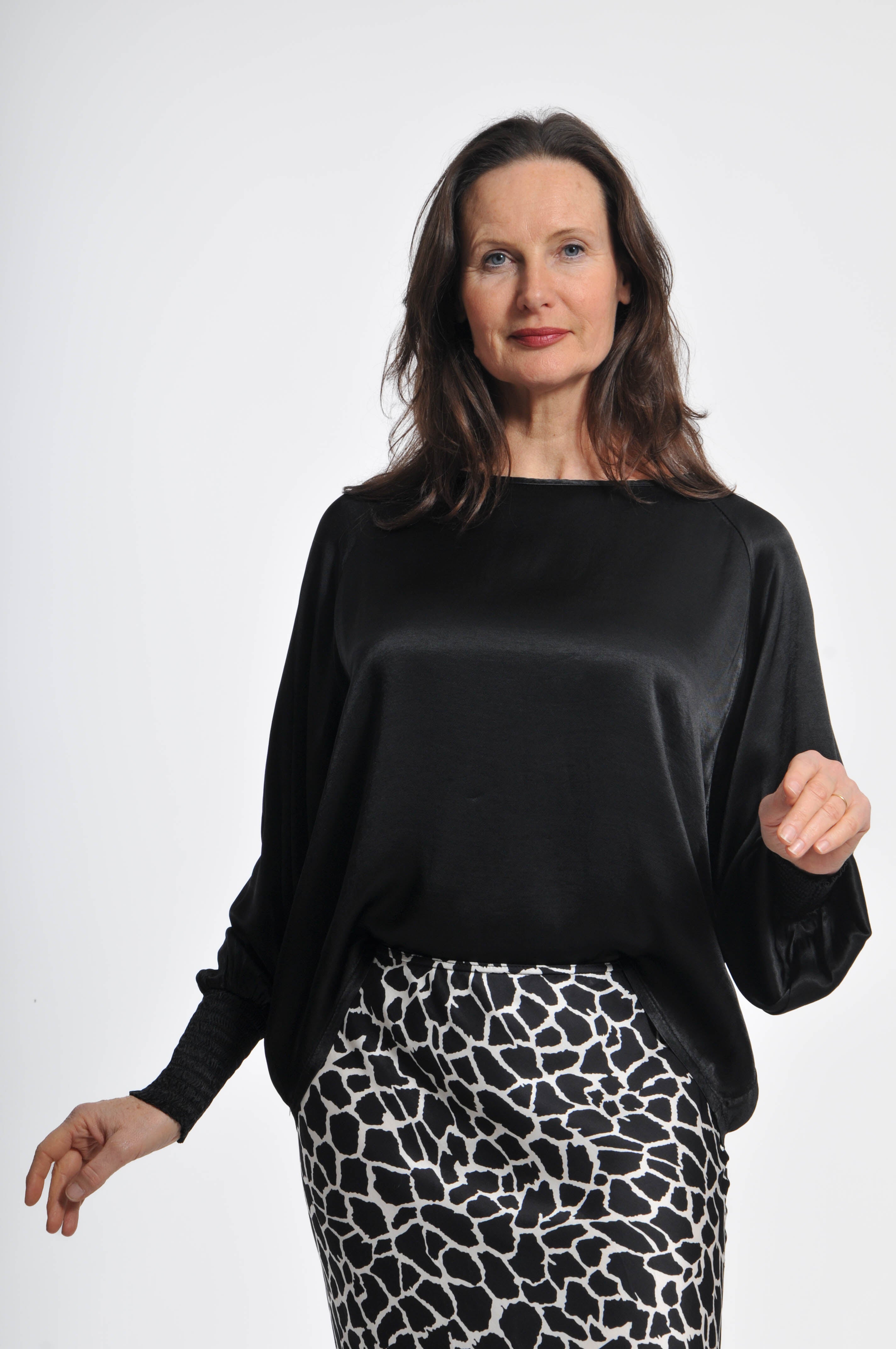 Blusa Ocean Maniche Elastico