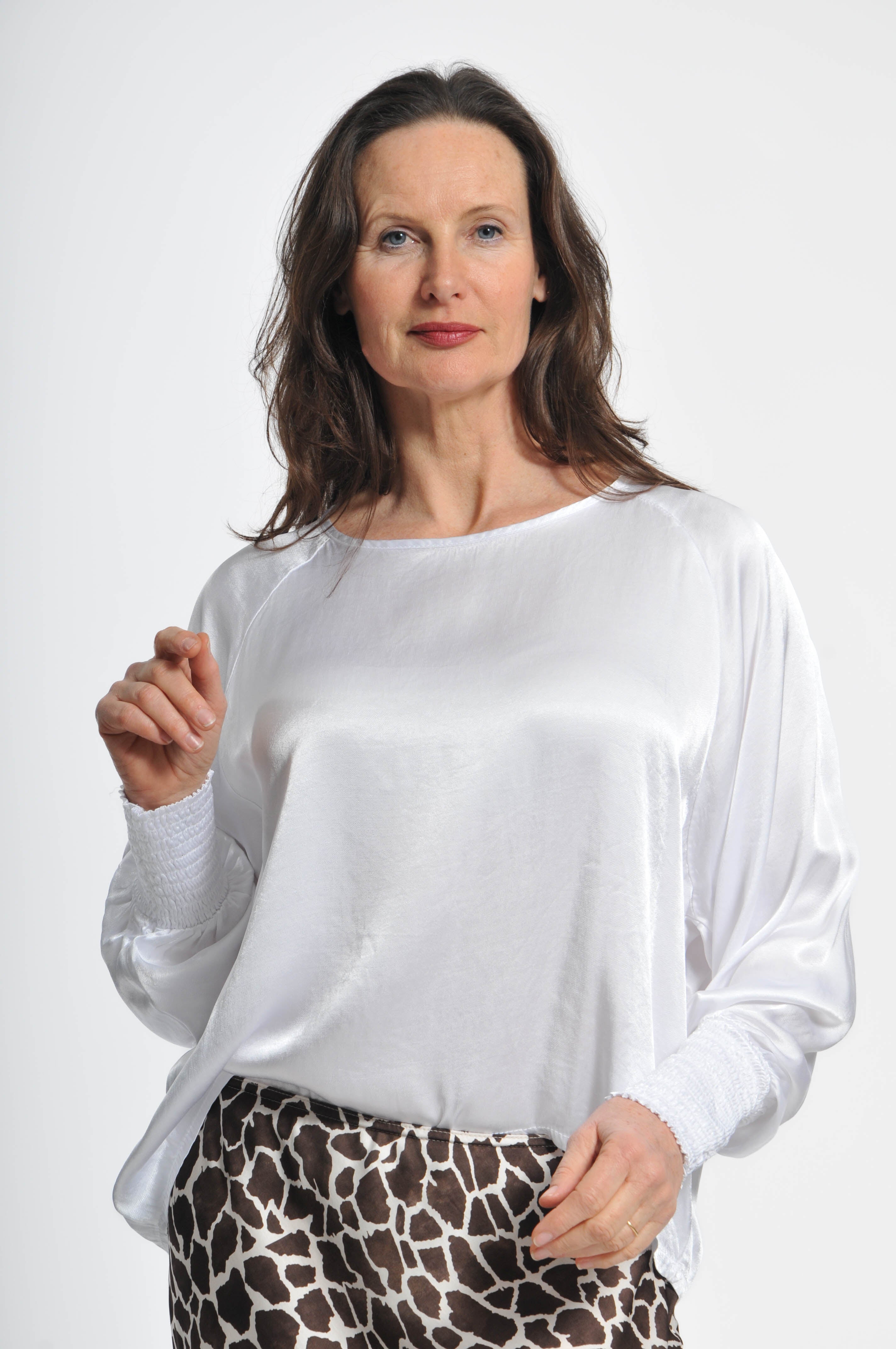 Blusa Ocean Maniche Elastico