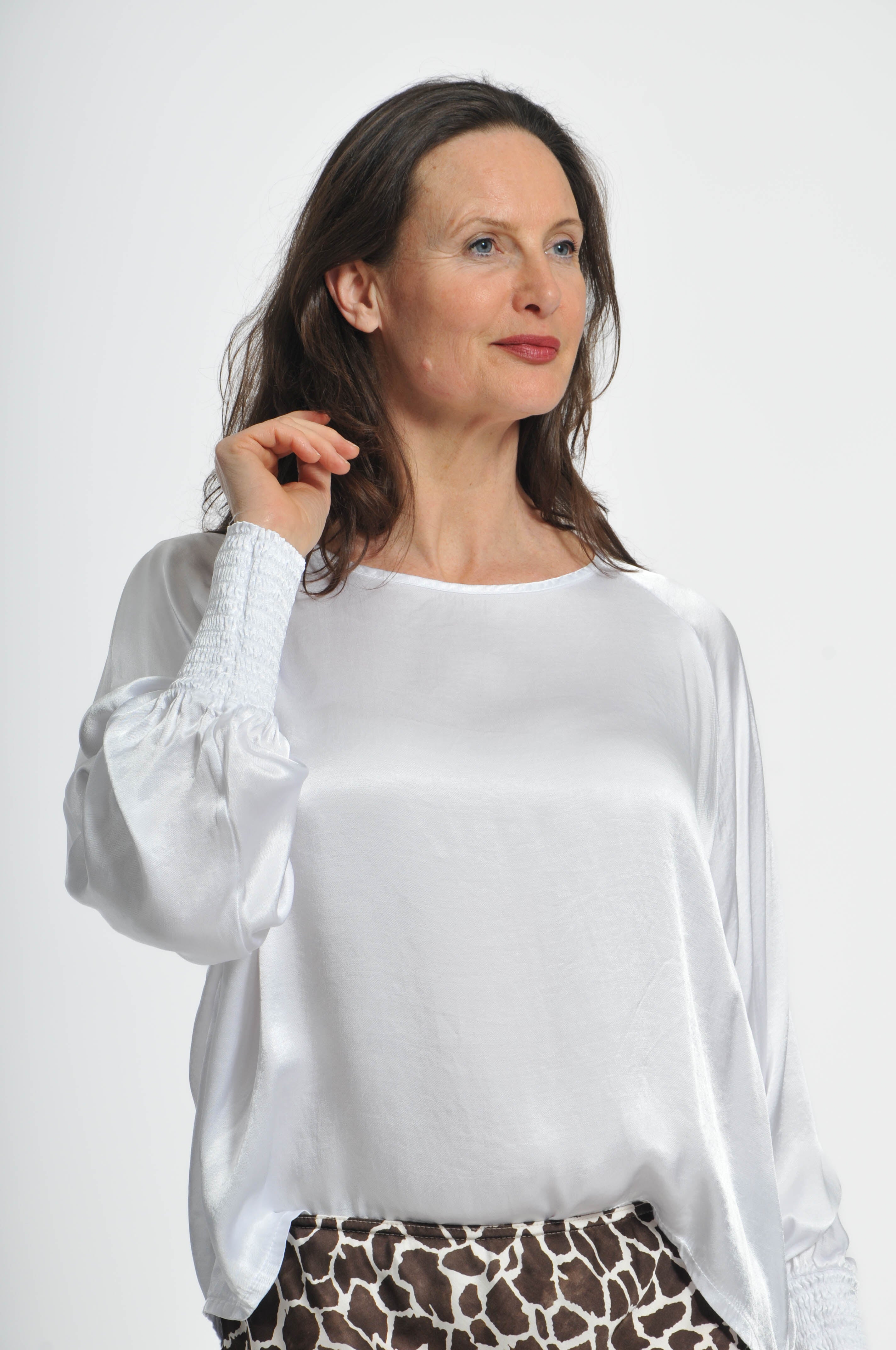 Blusa Ocean Maniche Elastico