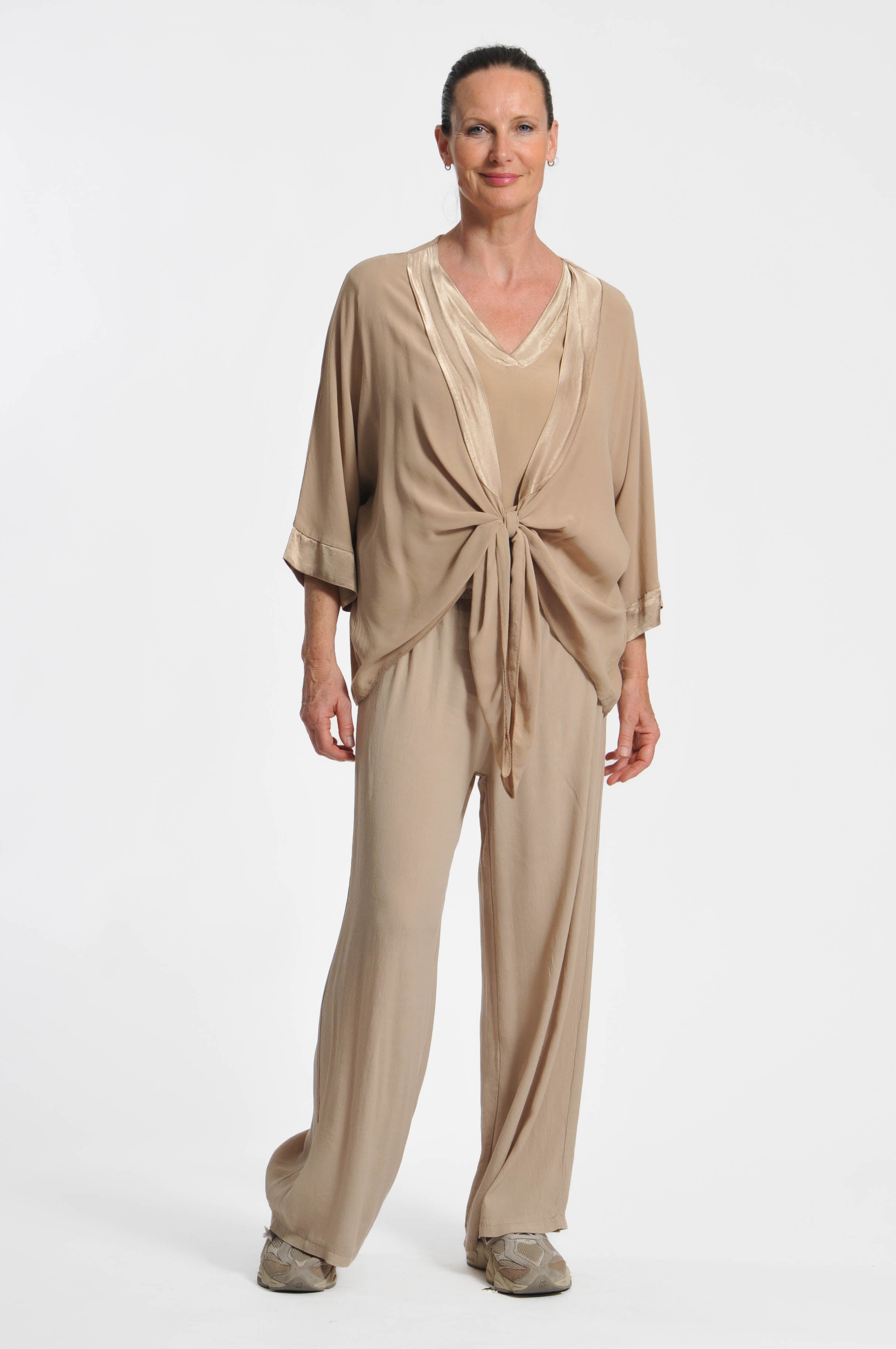 Cardigan Ocean Crepe