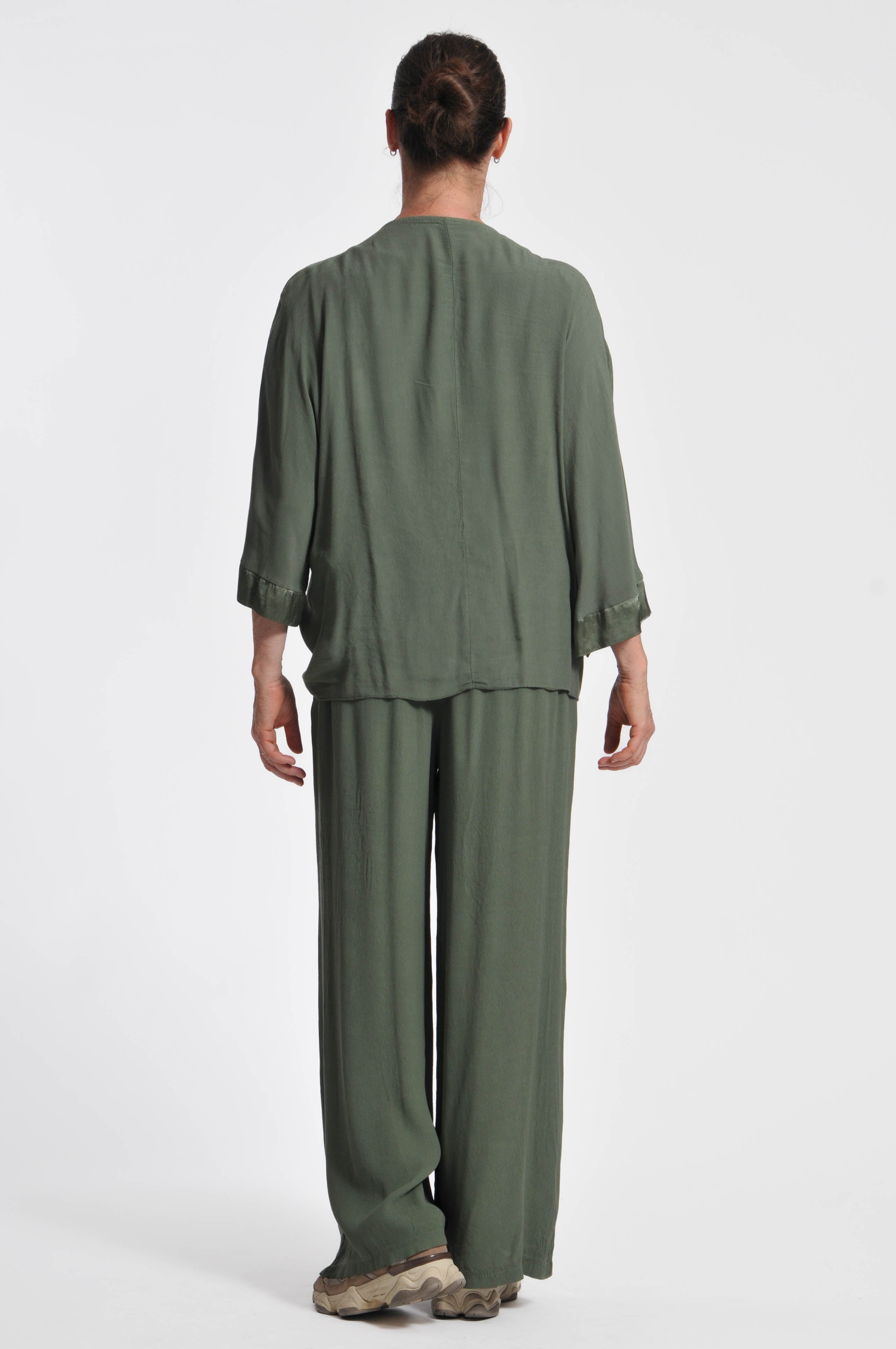 Cardigan Ocean Crepe