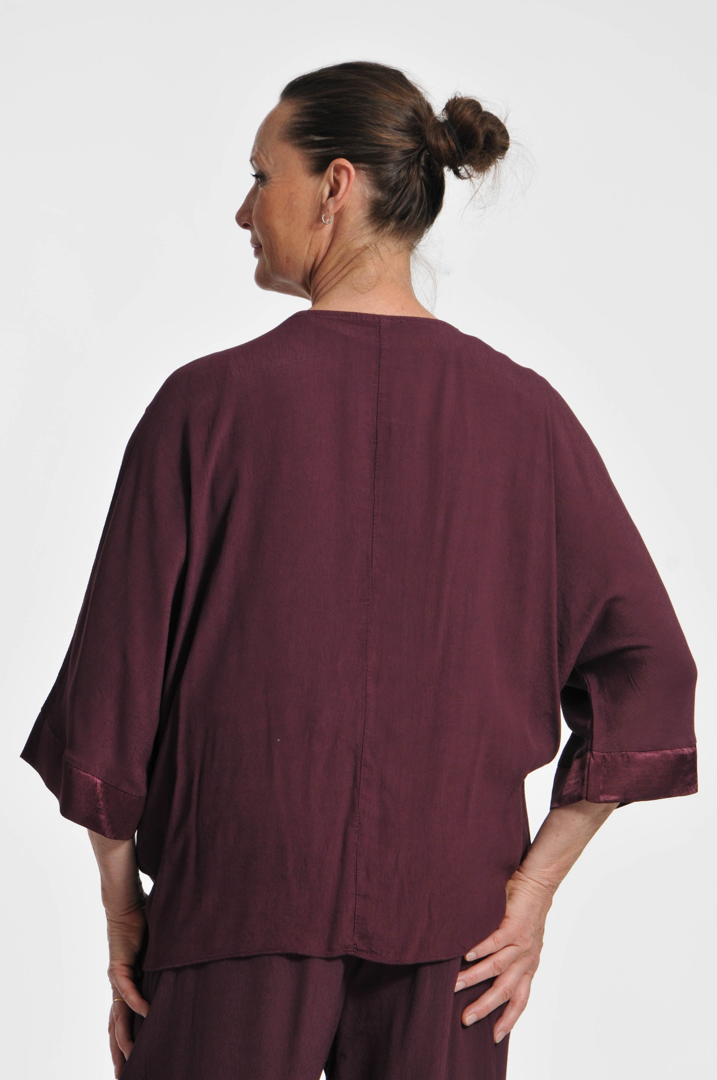 Cardigan Ocean Crepe