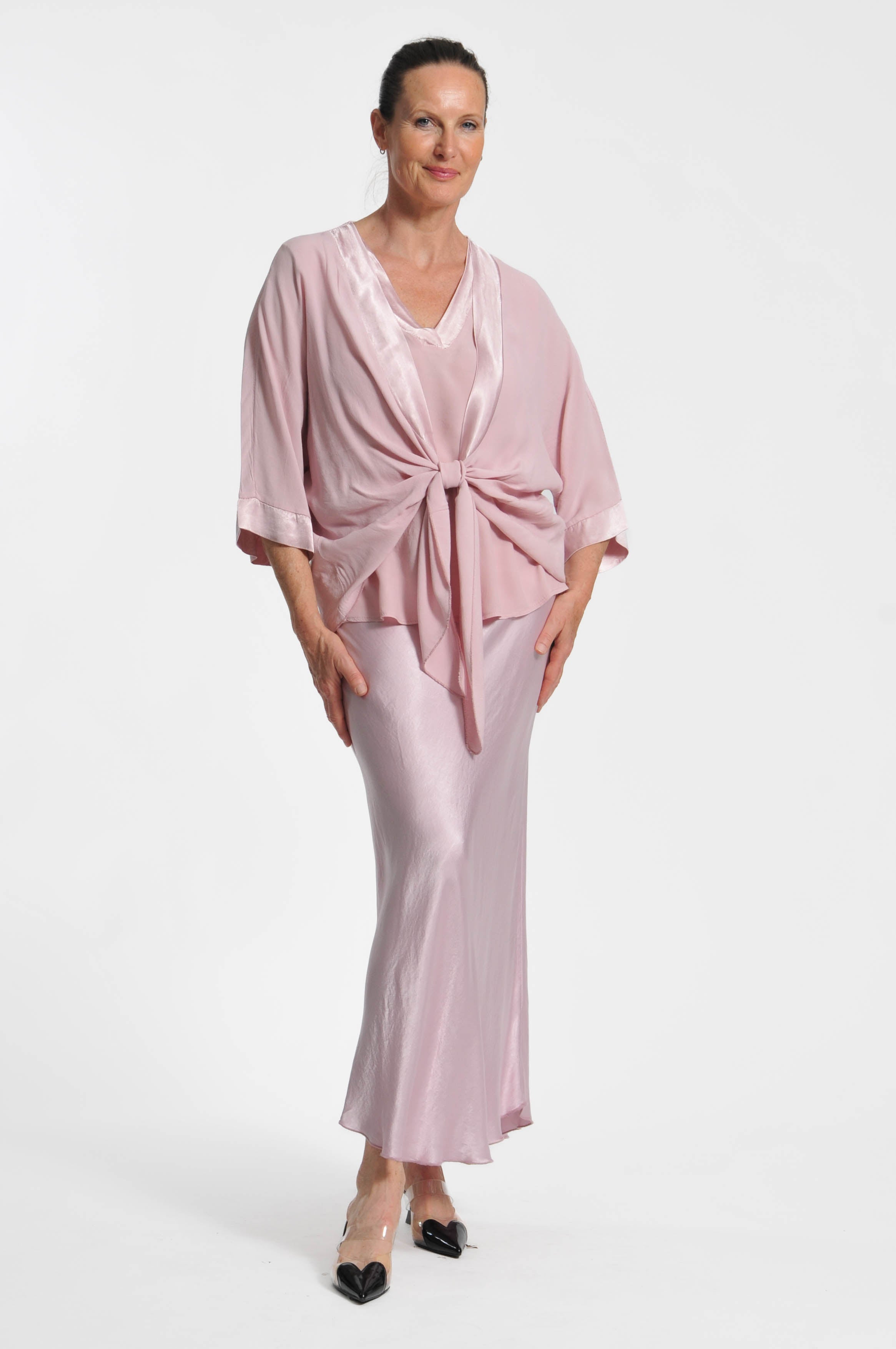 Cardigan Ocean Crepe