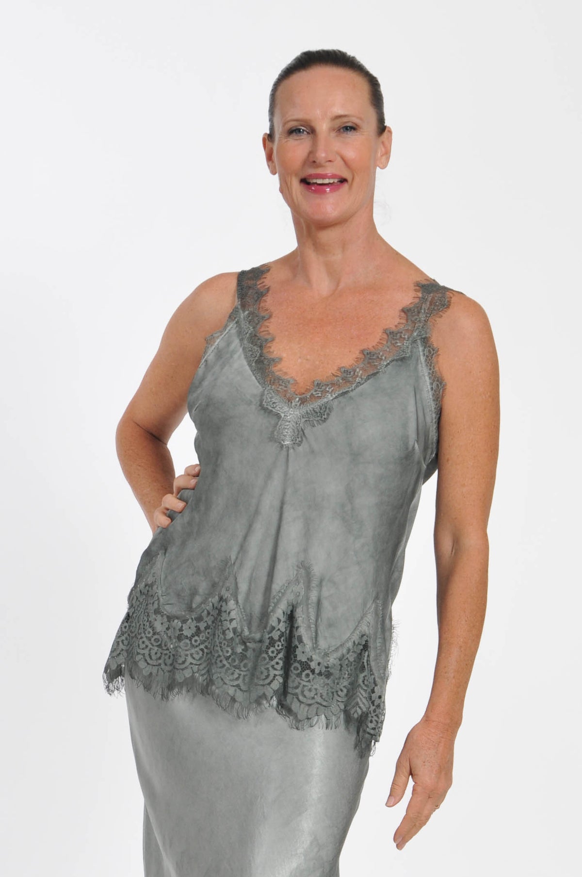 Ocean Lace Tank Top