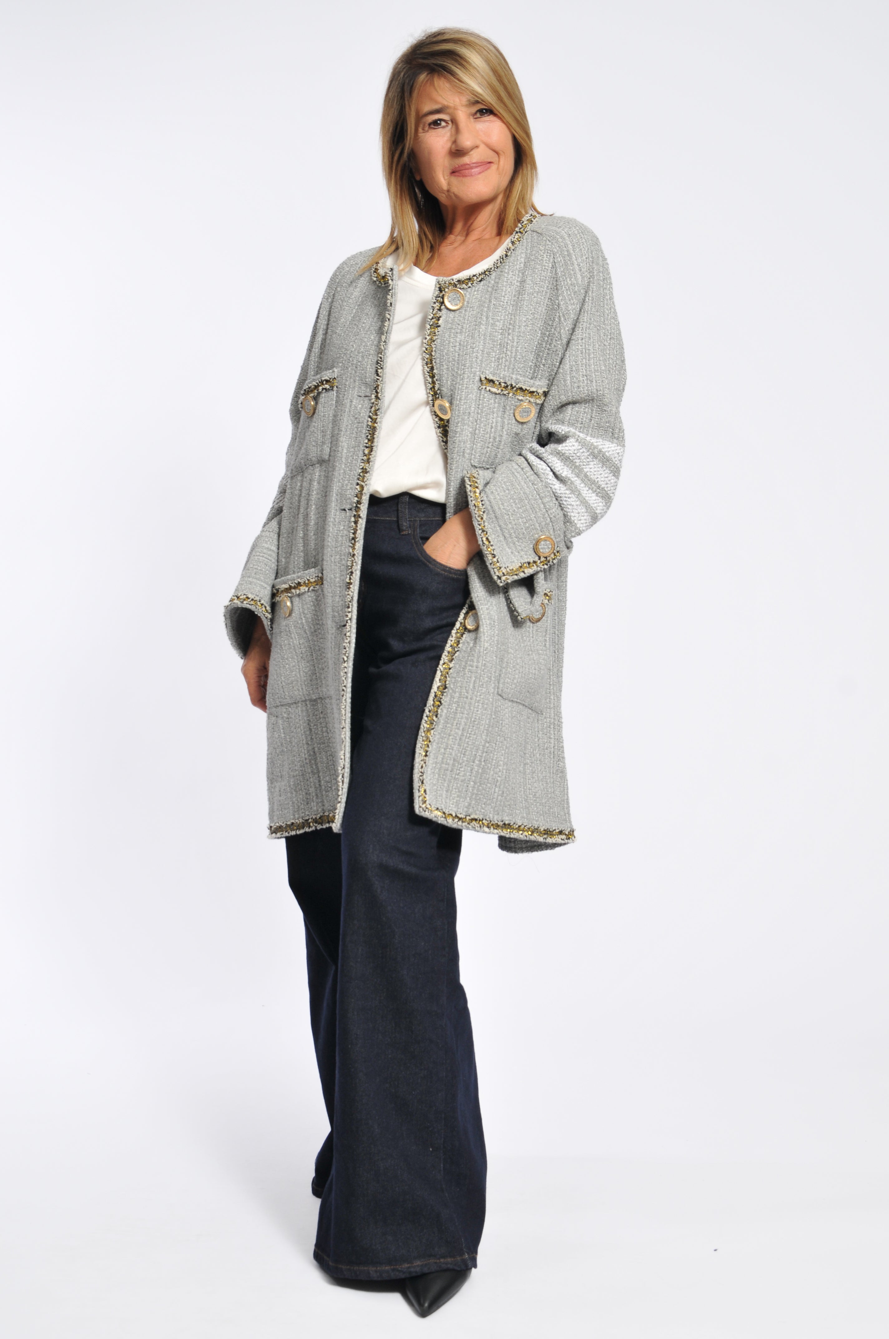 Giacca Clotilde Grigio
