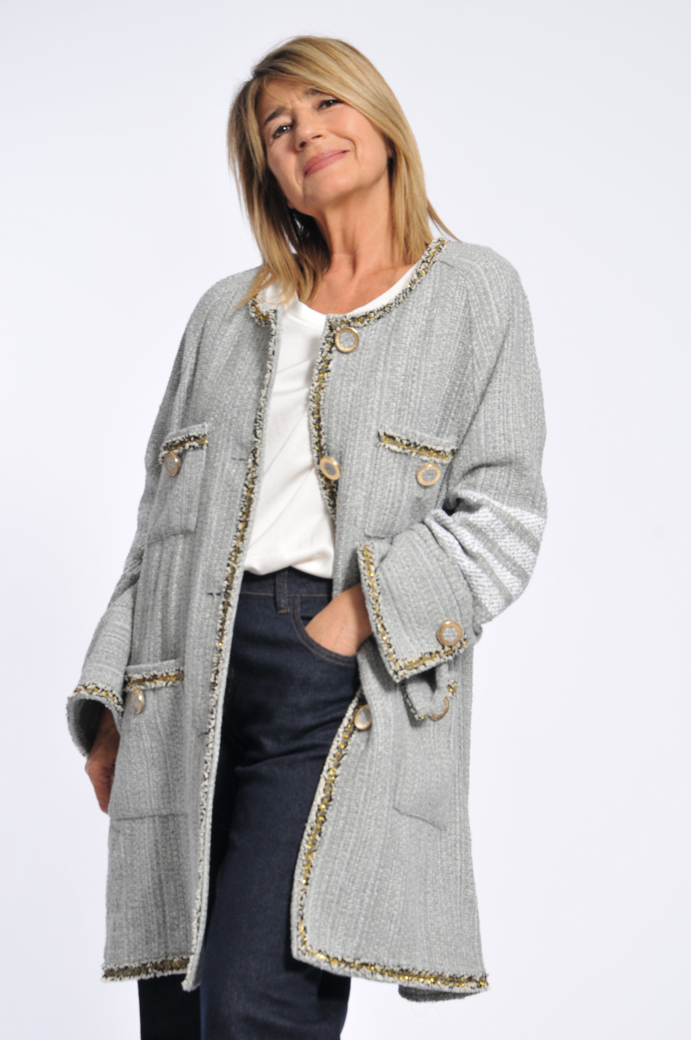 Giacca Clotilde Grigio