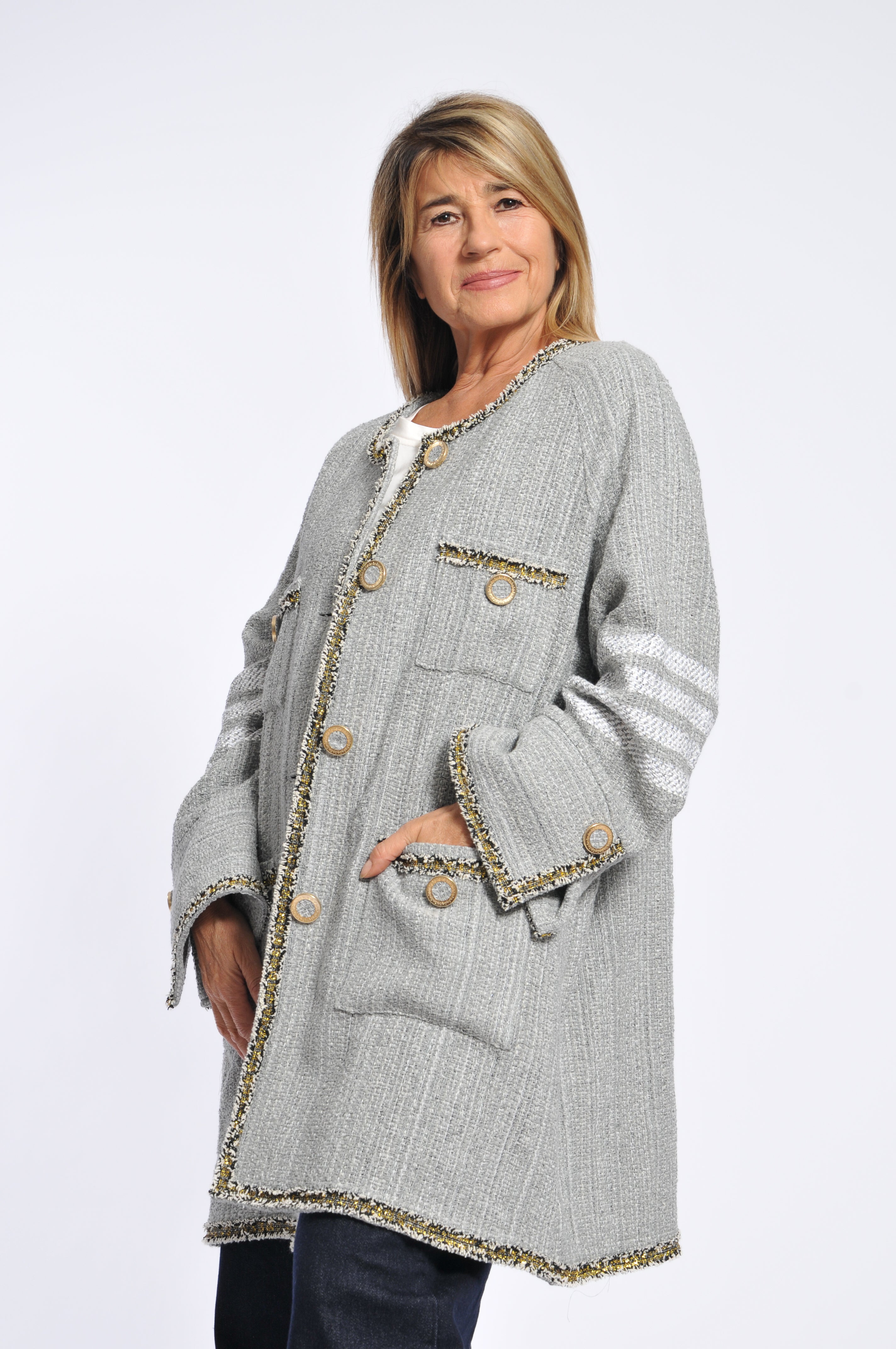 Giacca Clotilde Grigio