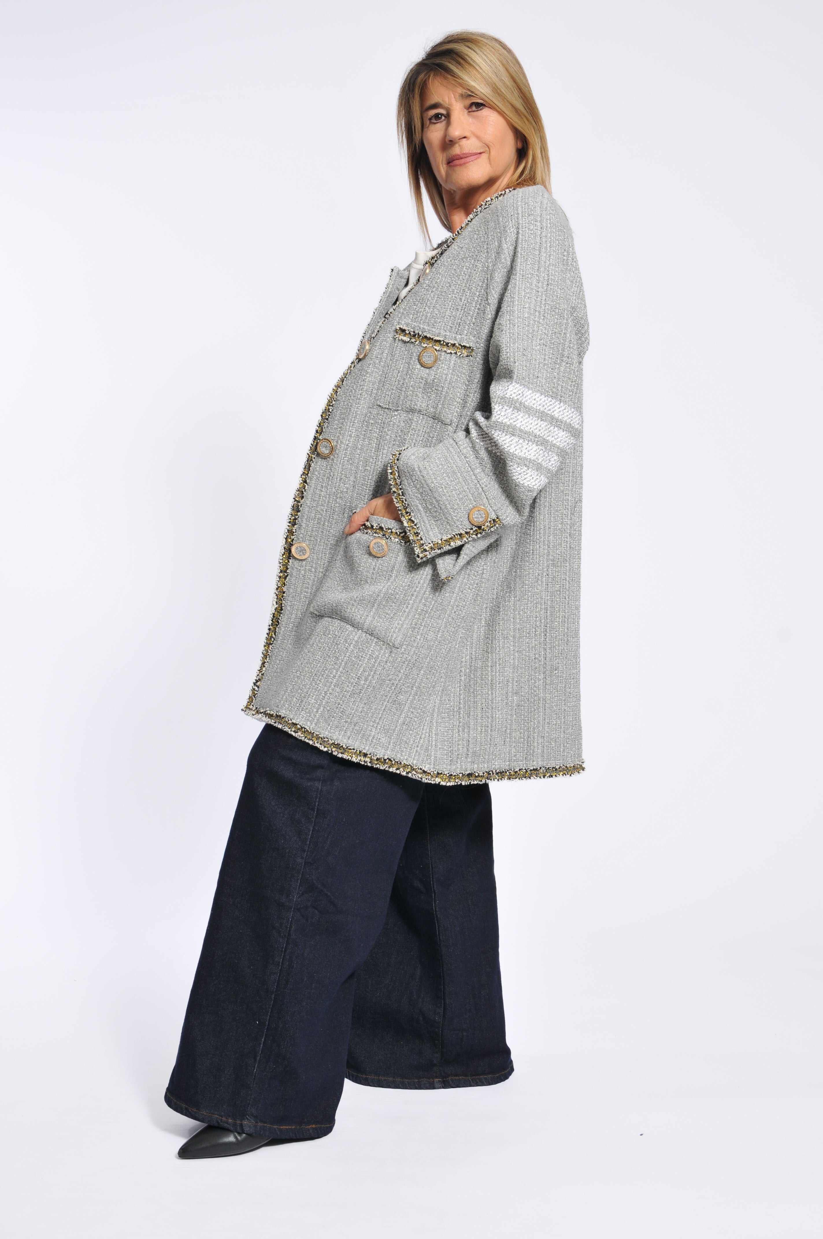 Giacca Clotilde Grigio
