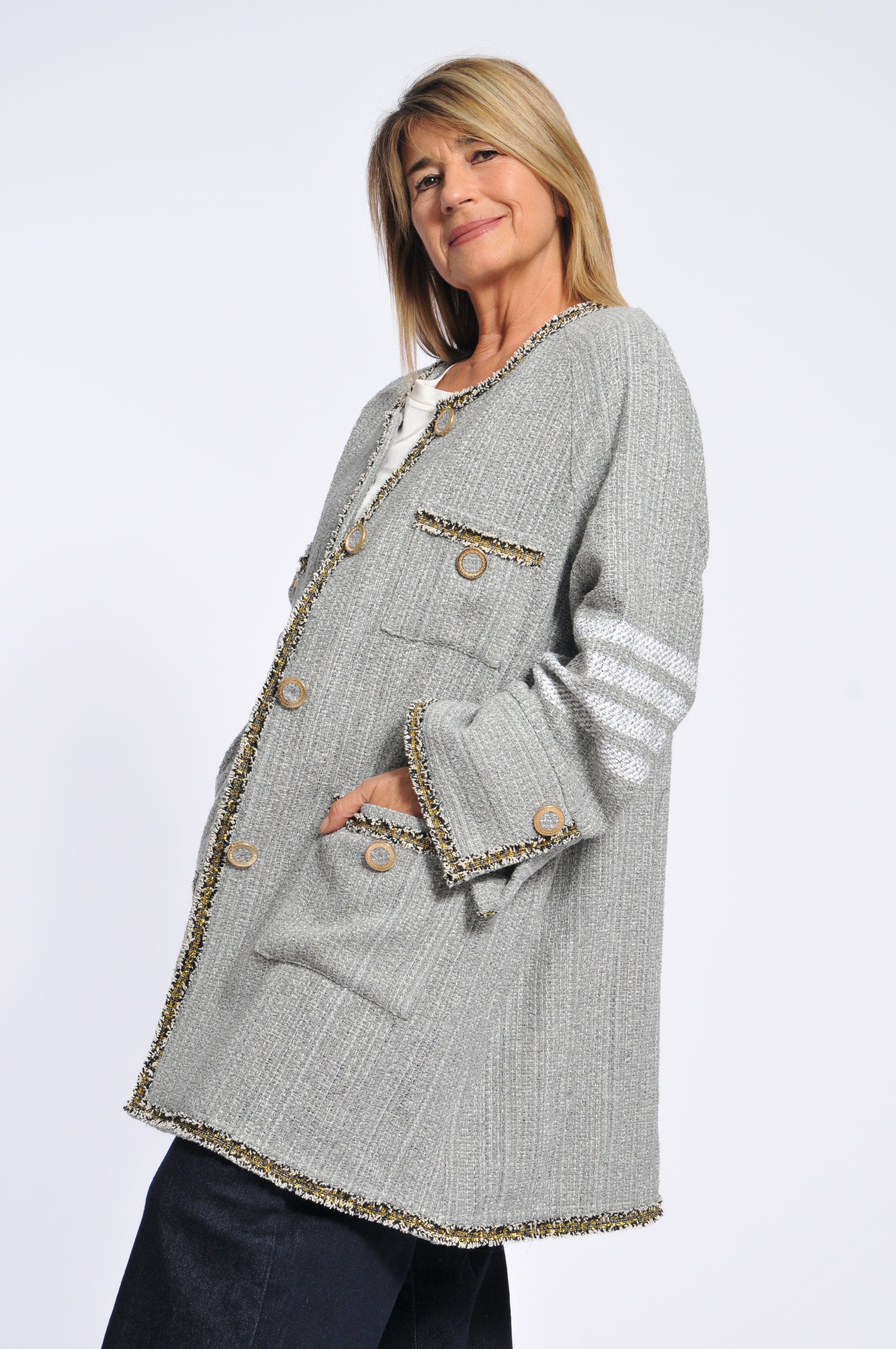 Giacca Clotilde Grigio