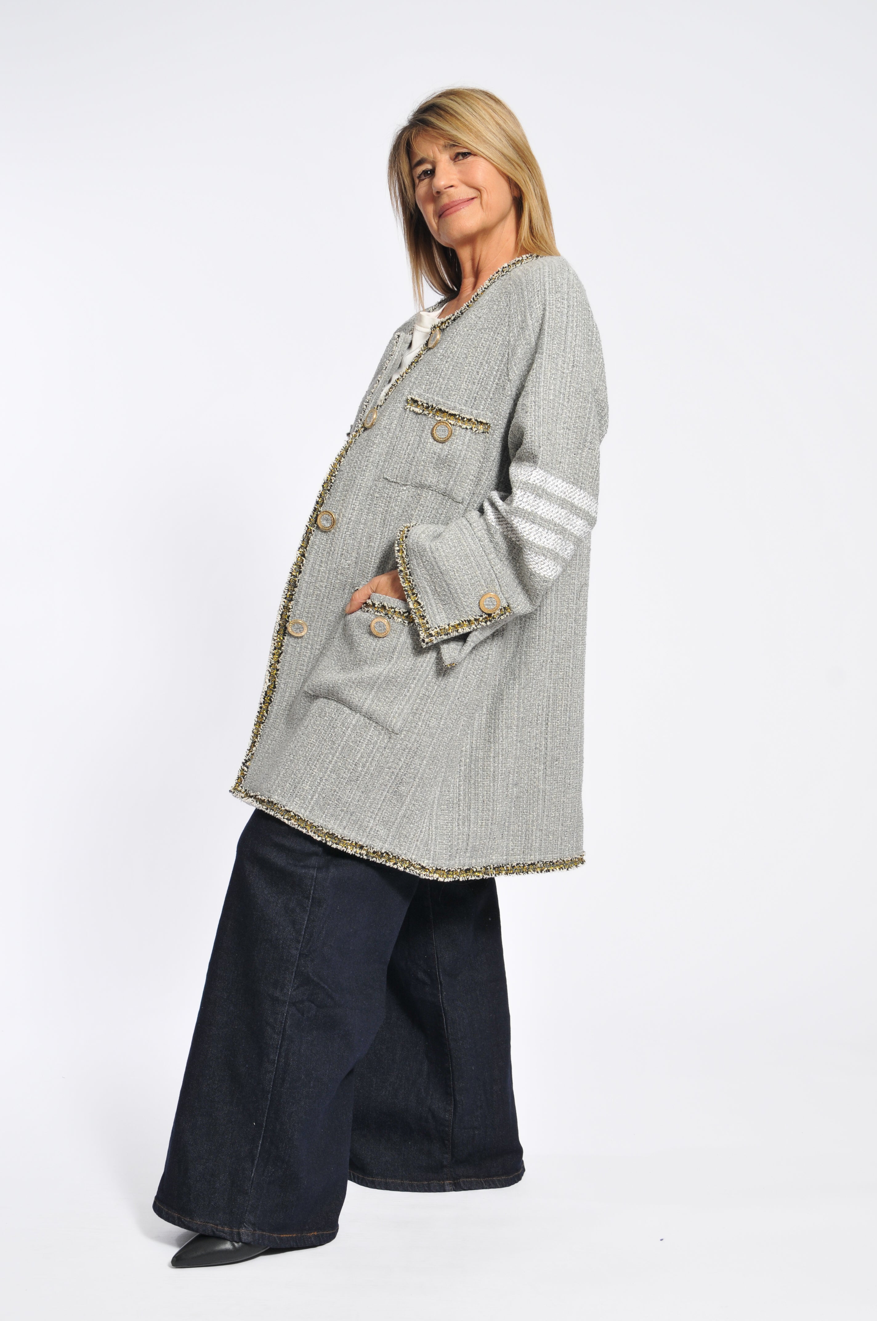 Giacca Clotilde Grigio