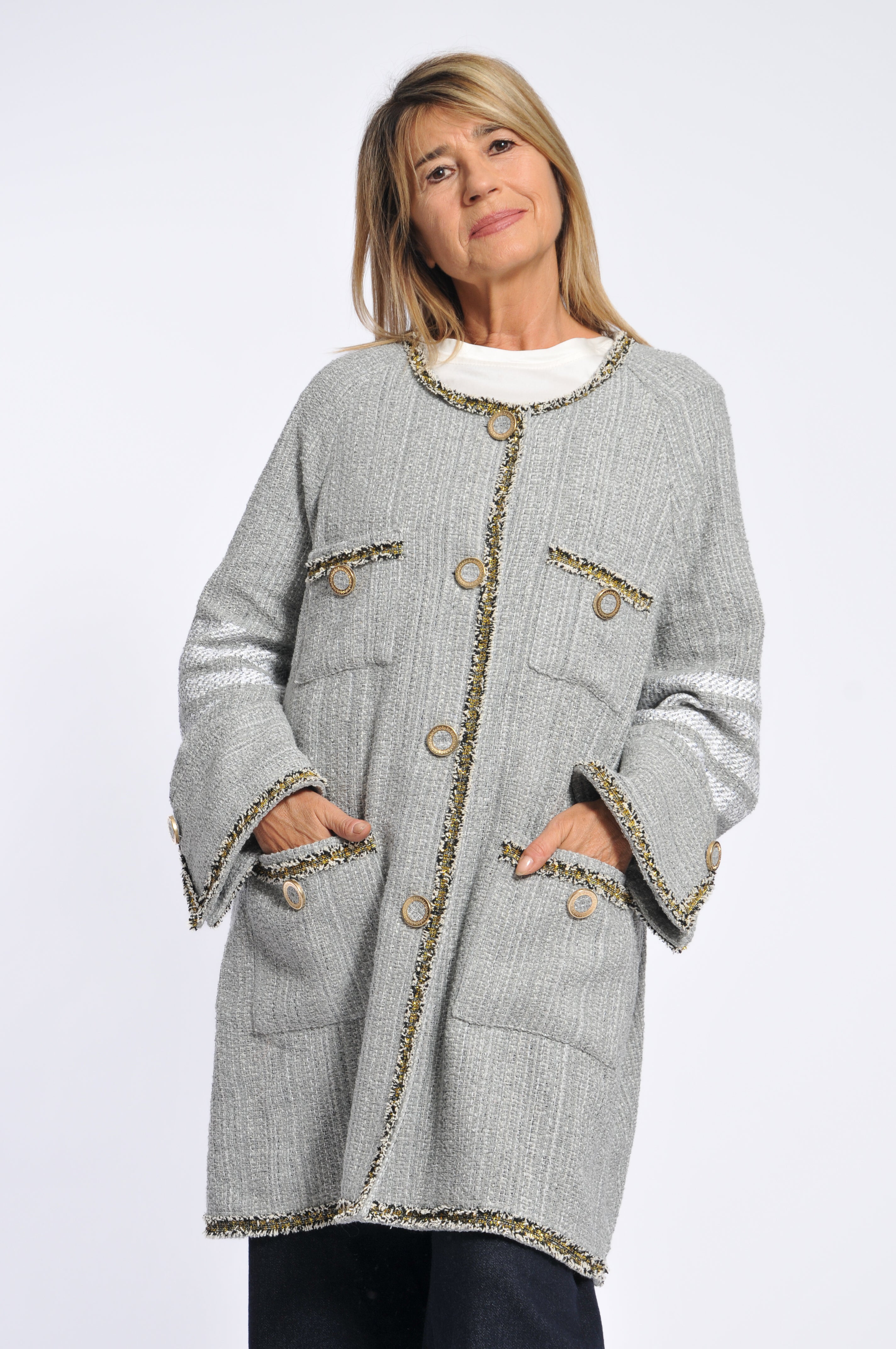 Giacca Clotilde Grigio