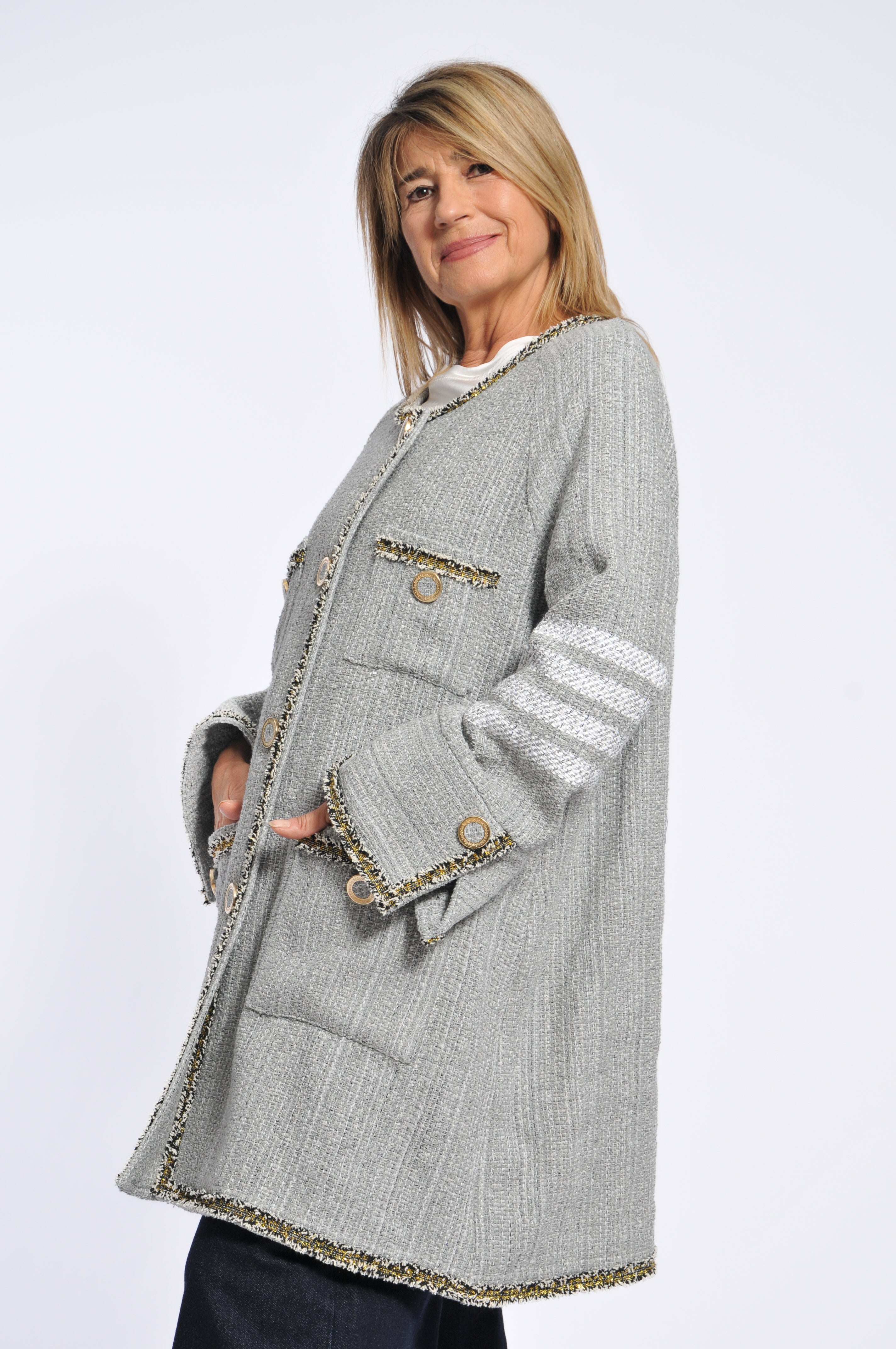 Giacca Clotilde Grigio