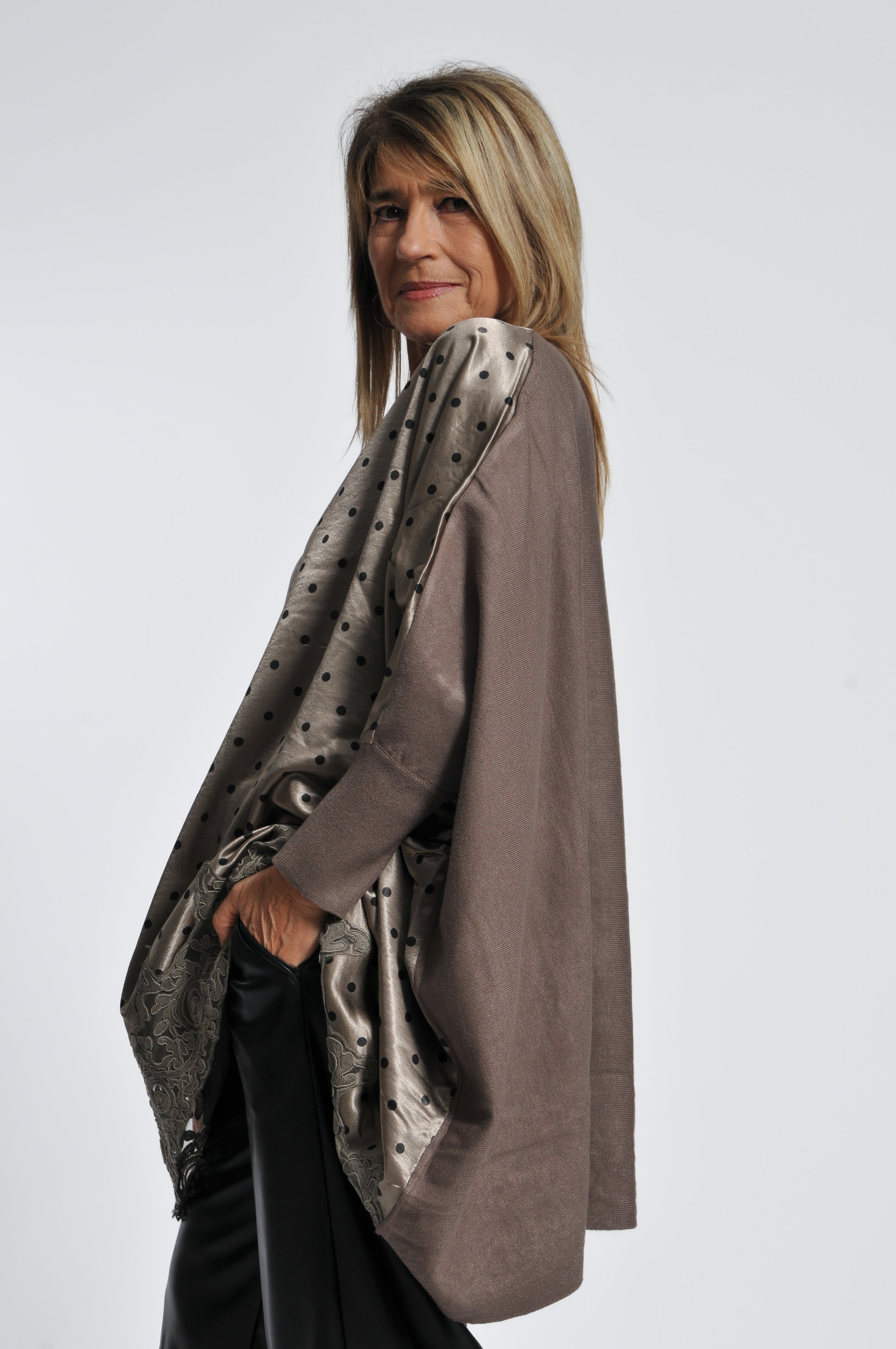 Maglia Macramè Pois