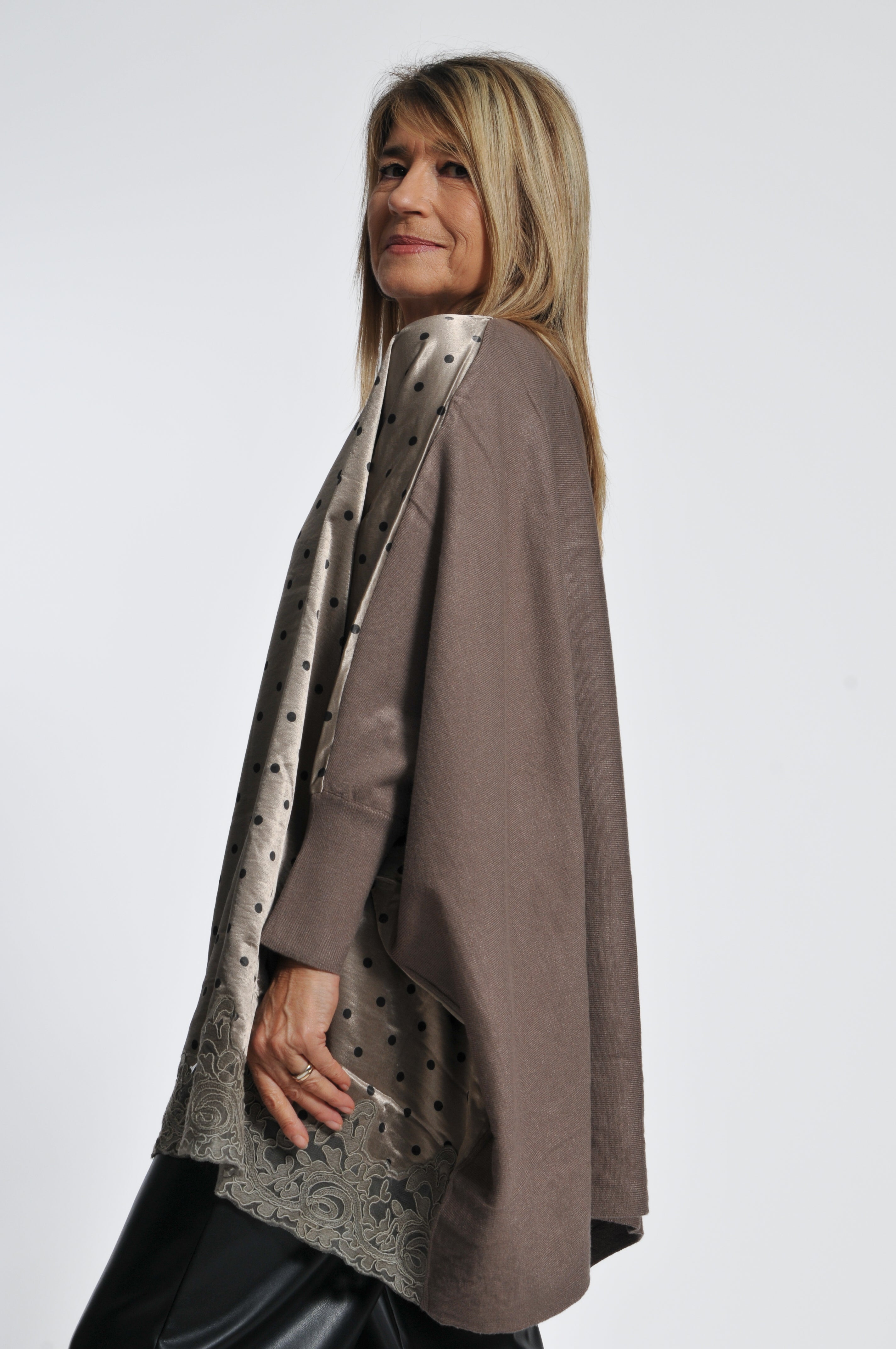 Maglia Macramè Pois