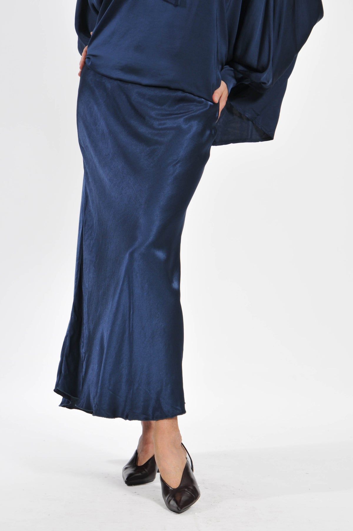 Ocean Satin Skirt